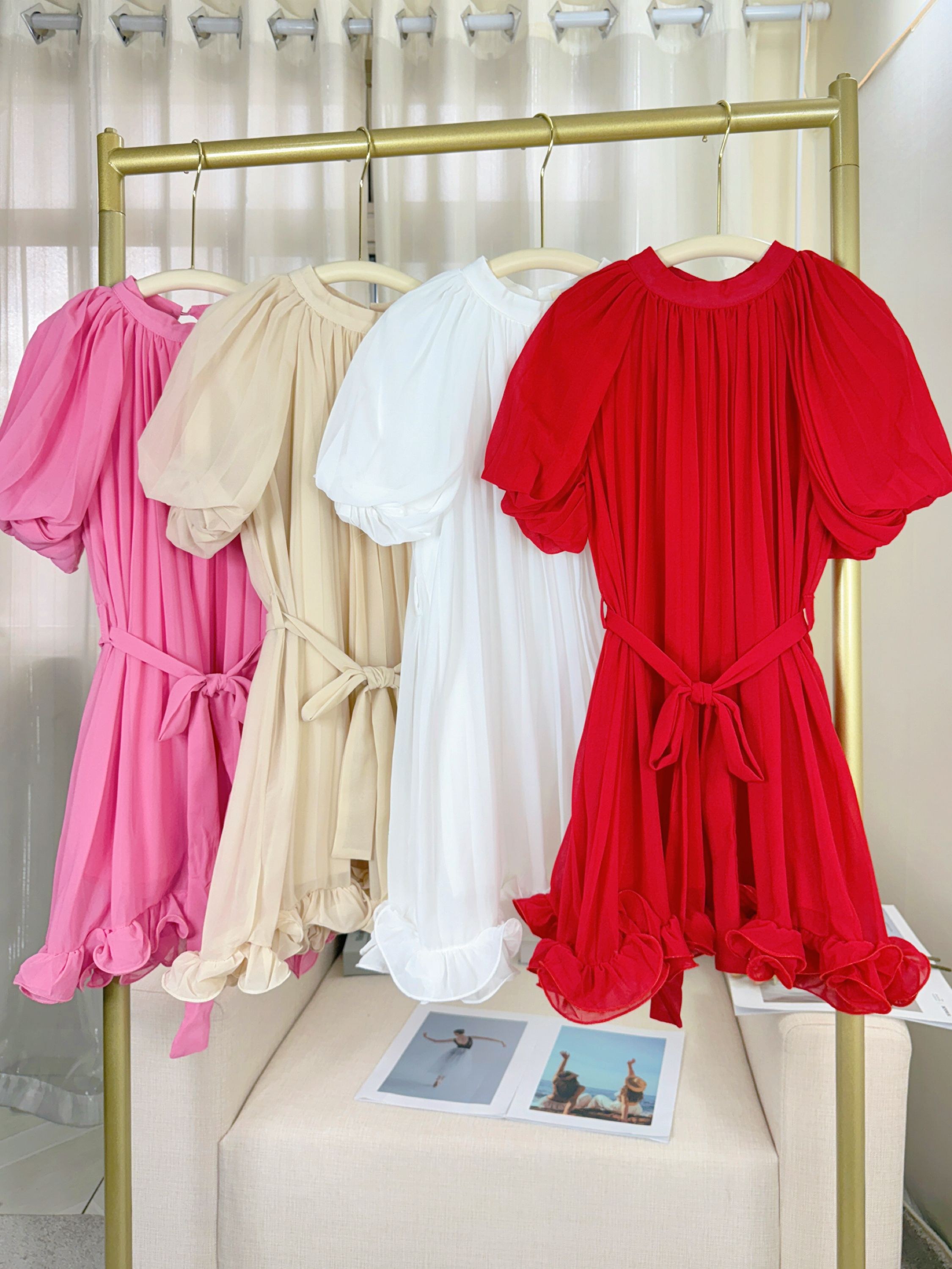 Fancy kids vestido crepe linda