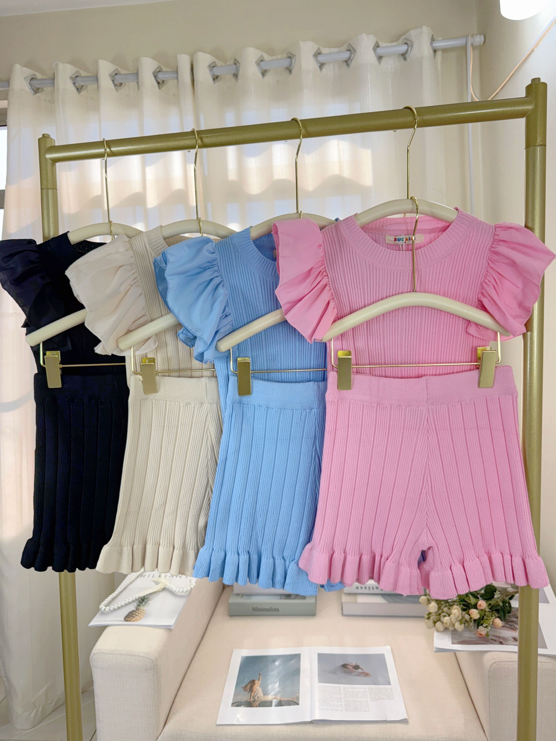 Fancy kids conjunto modal blusa com short