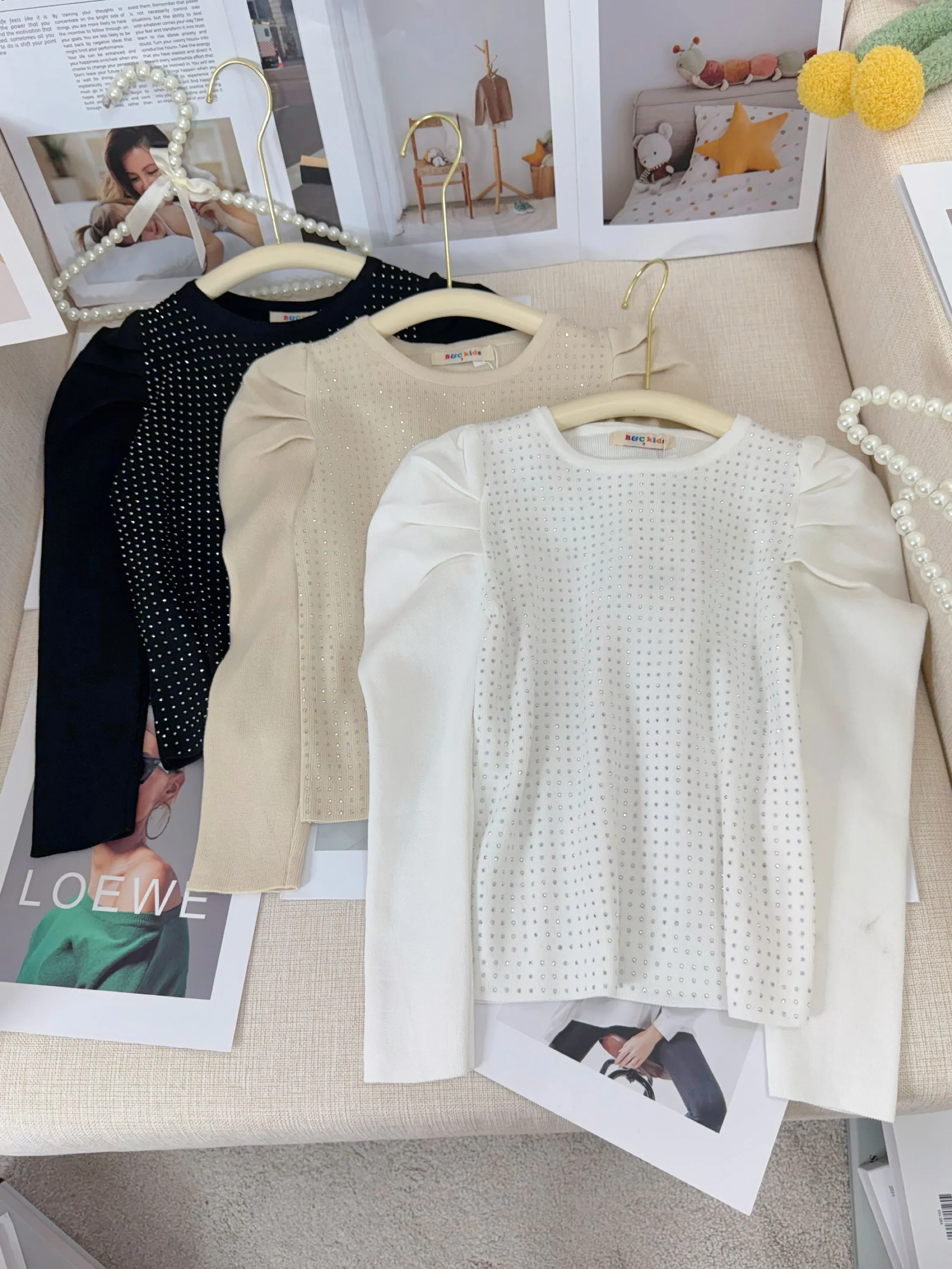 Fancy kids blusa brilho modal