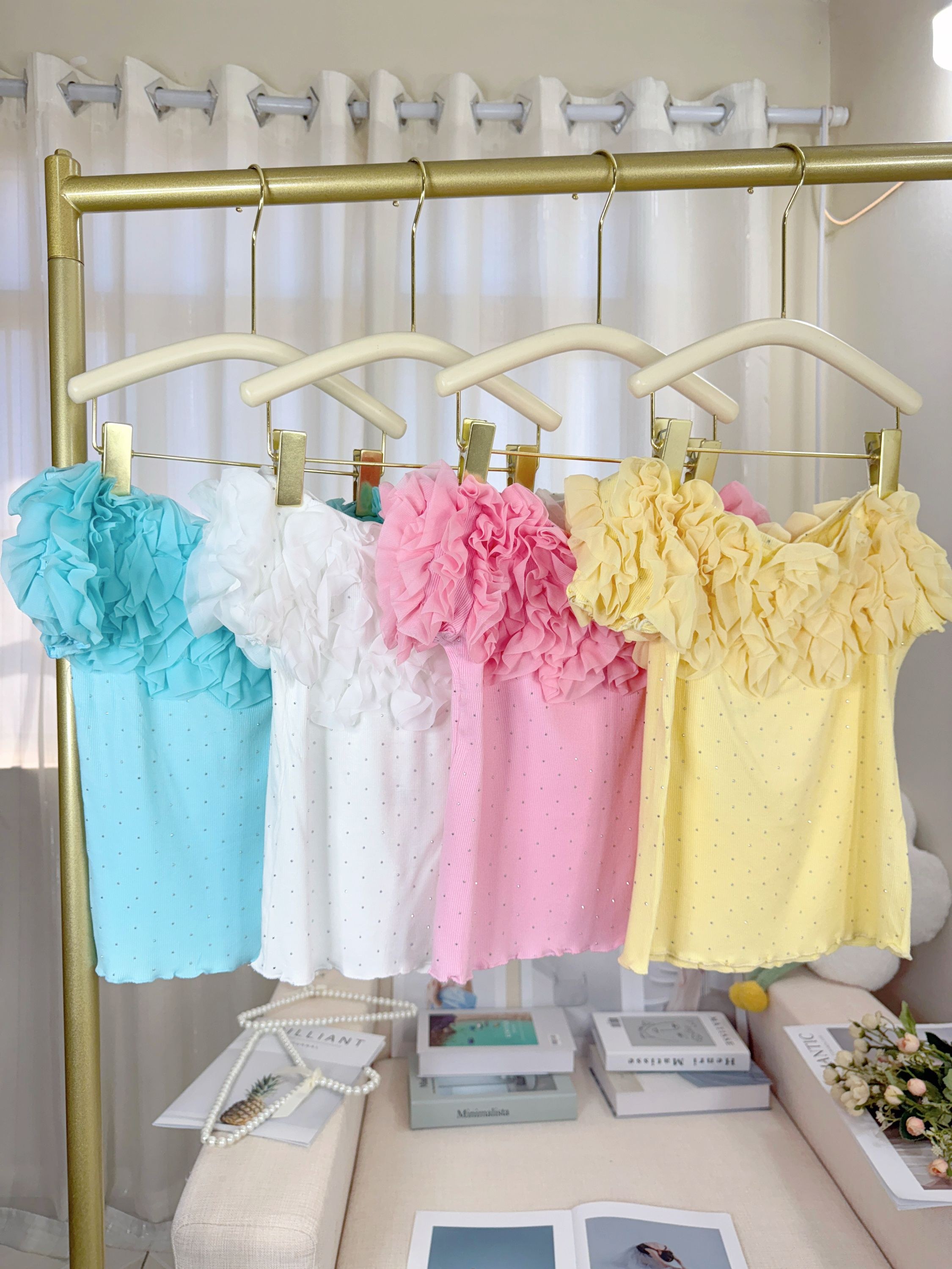 Fancy kids blusa modal brilho