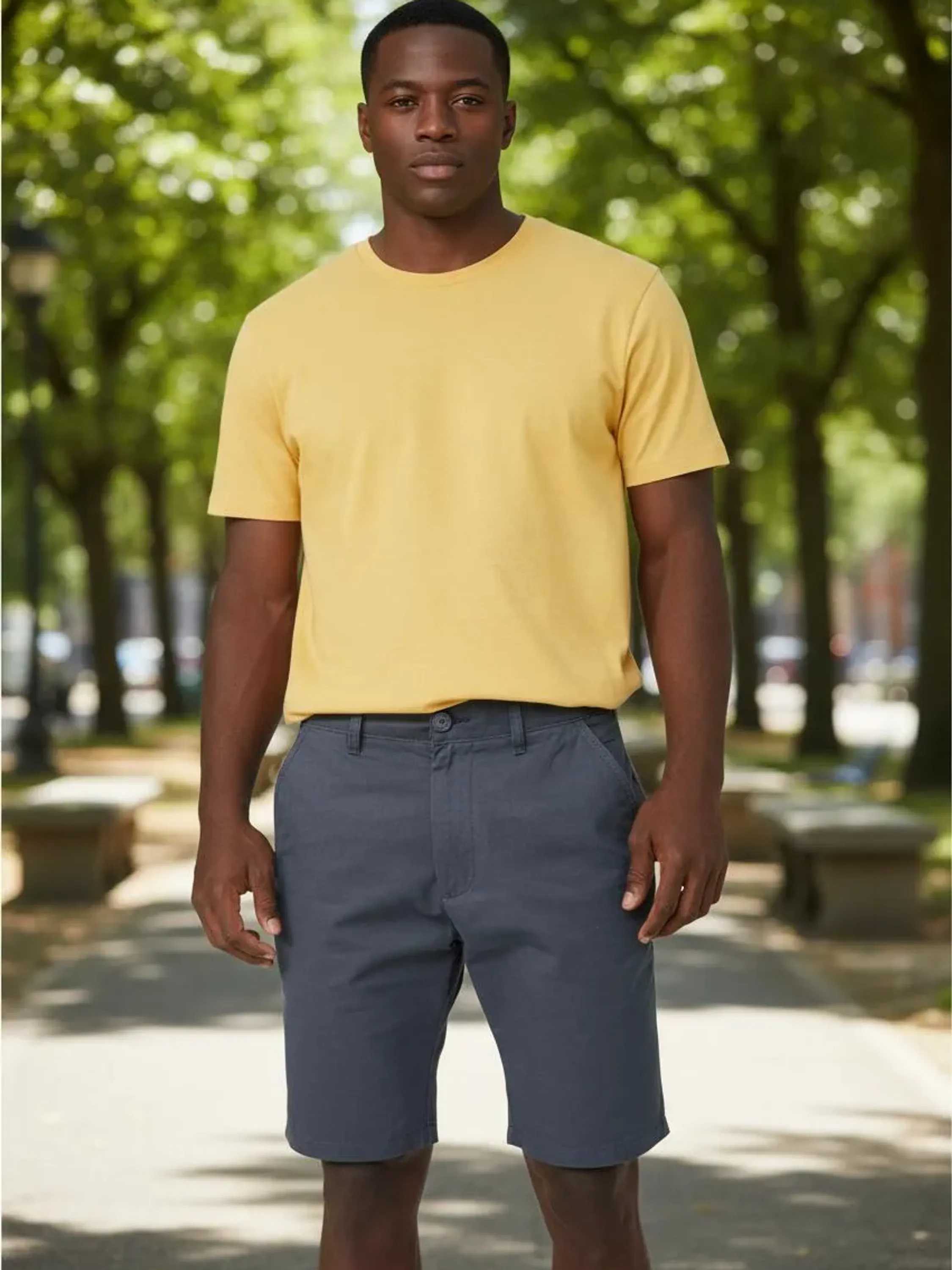 Bermuda Sarja Sport fino Bolso Embutido