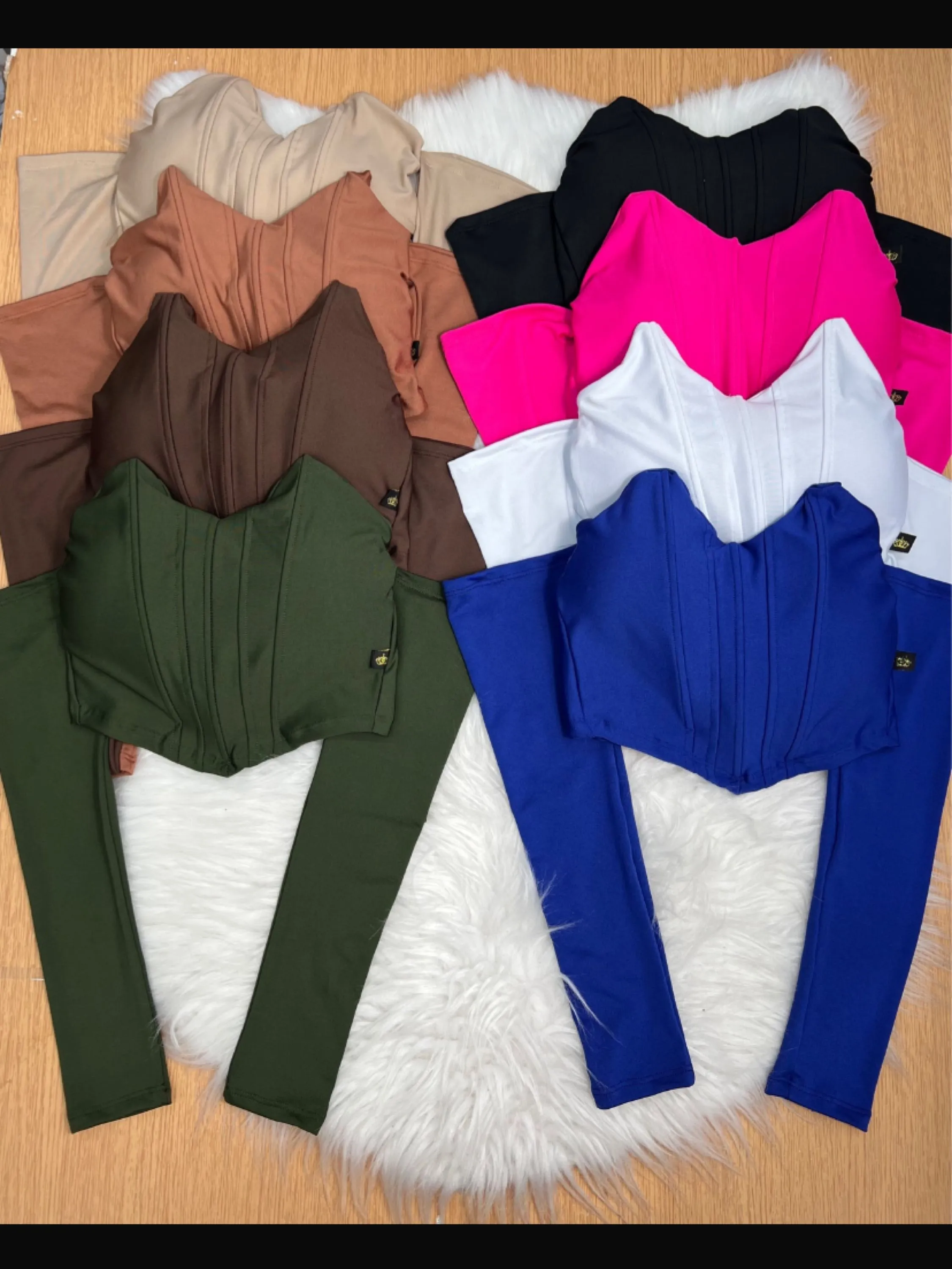 Corselet manga longa