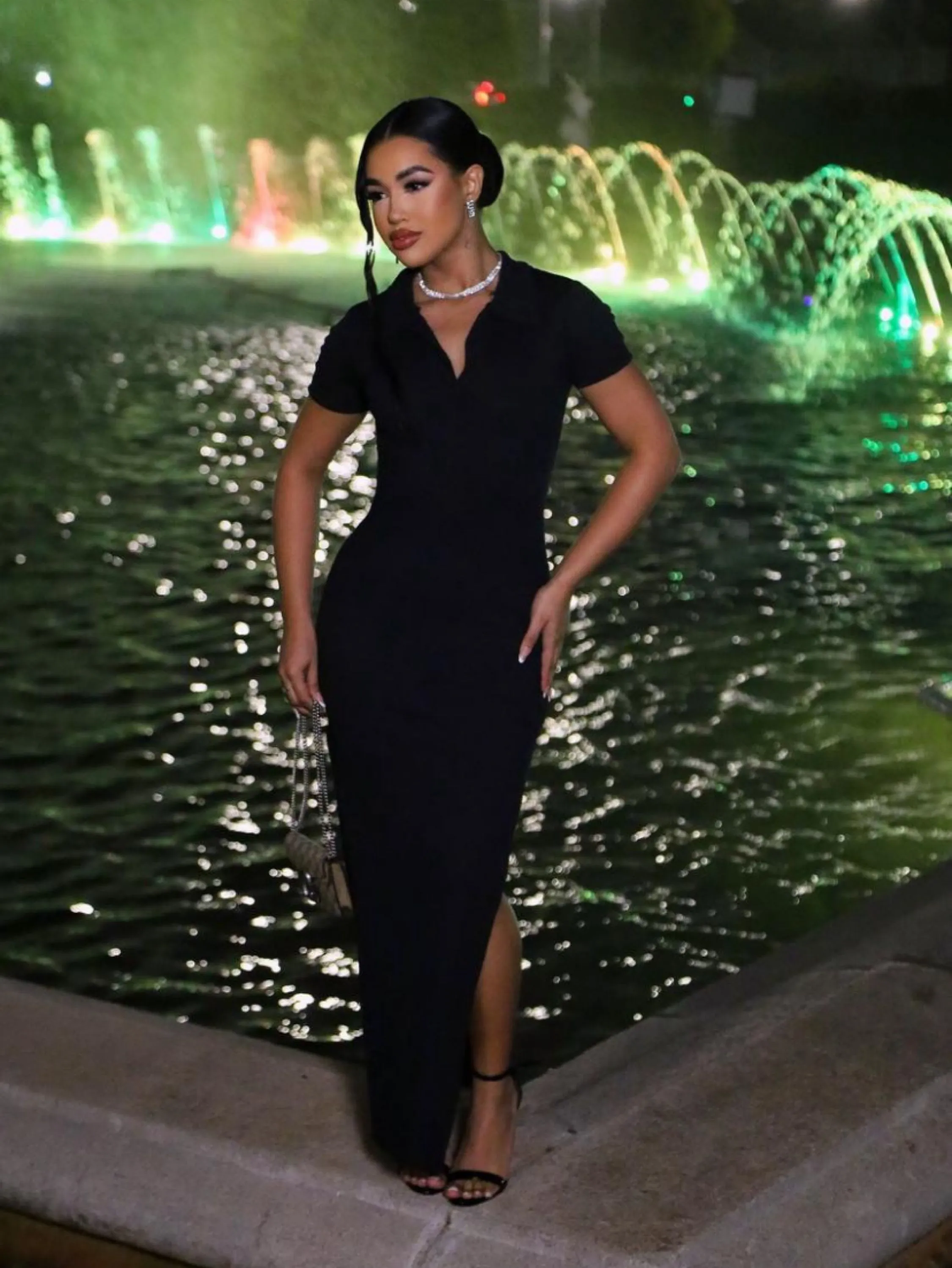 Vestido polo longo