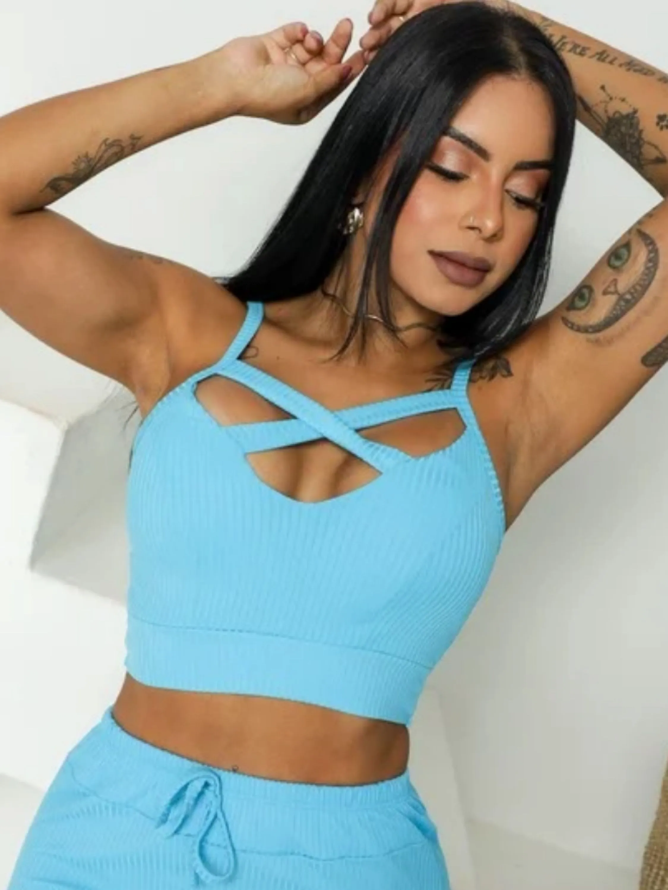 Cropped x com bojo