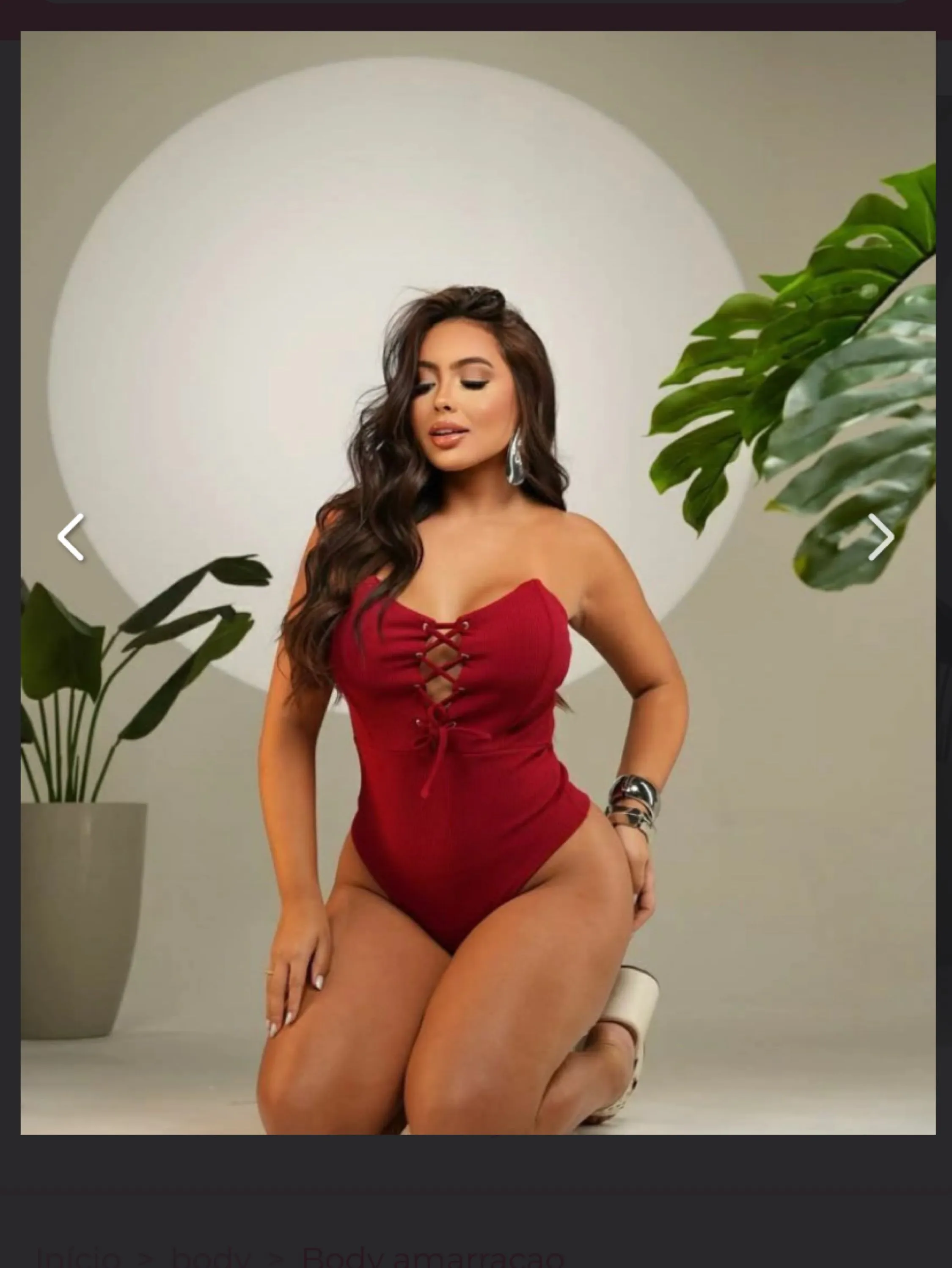 Body amarração com bojo
