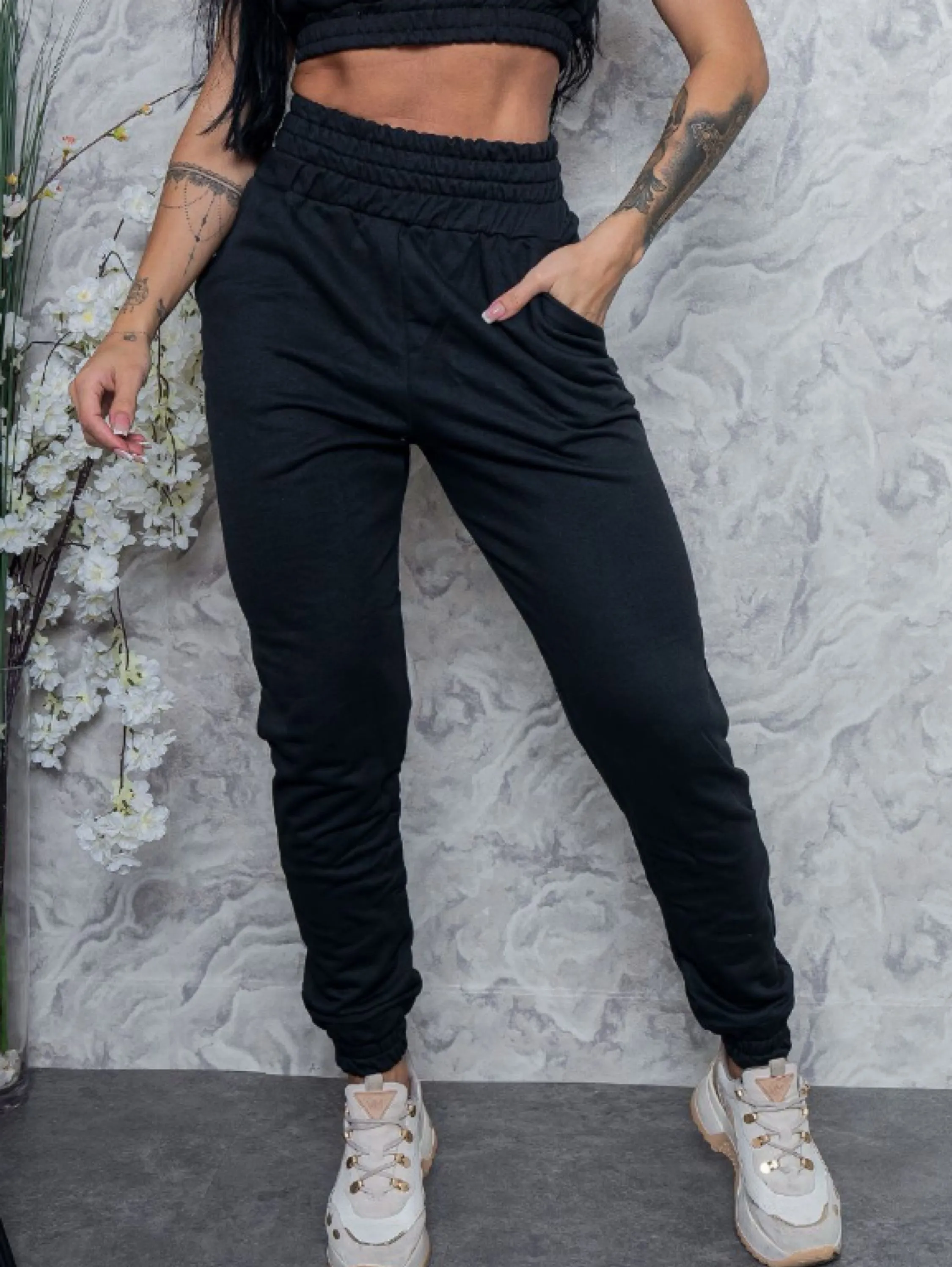 Calça moletom jogger