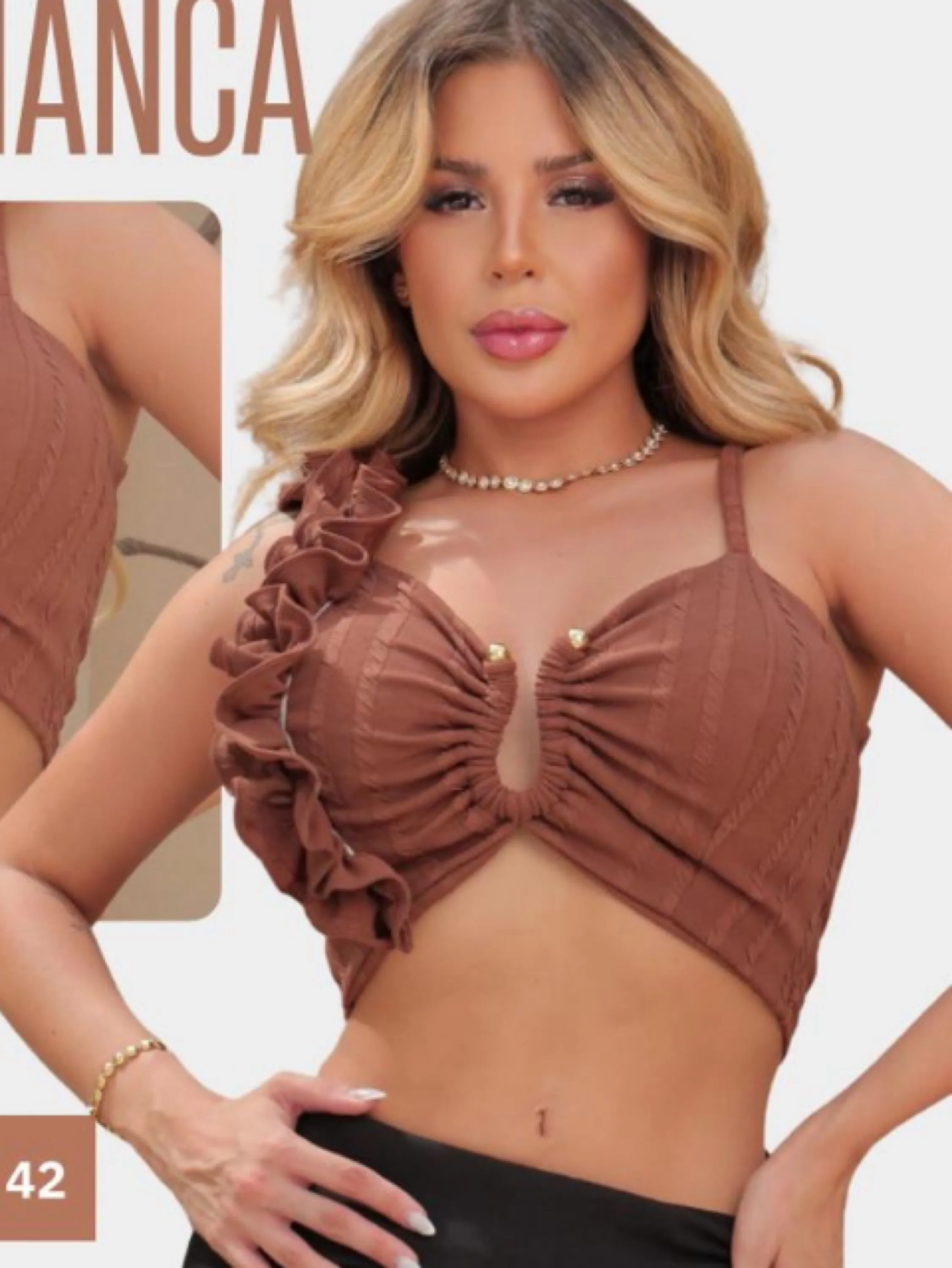 Cropped Bianca com bojo