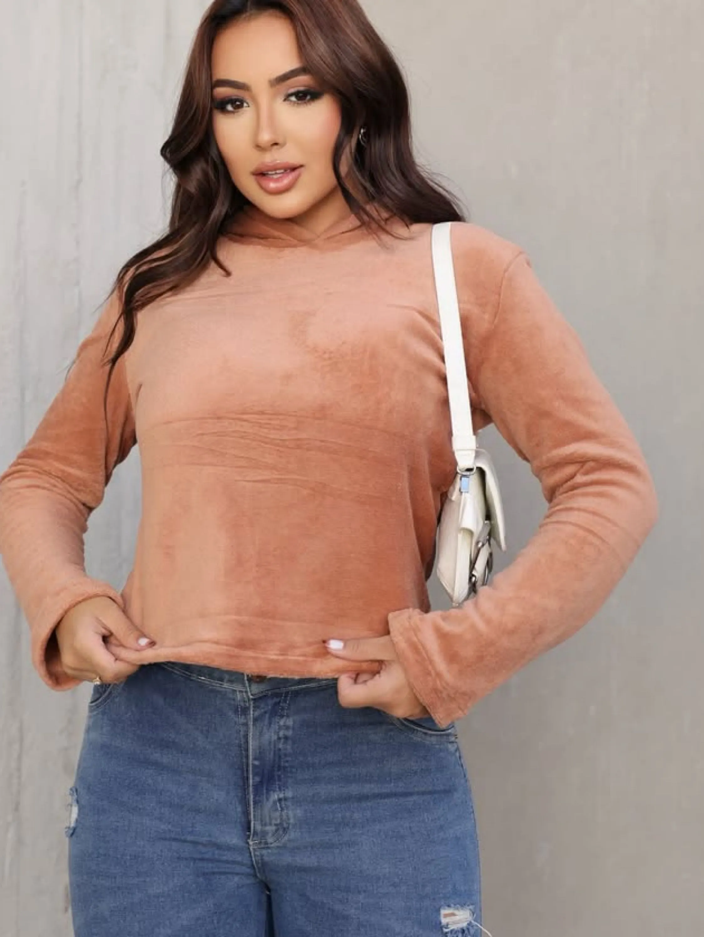 Blusa toquinha tecido ultra soft