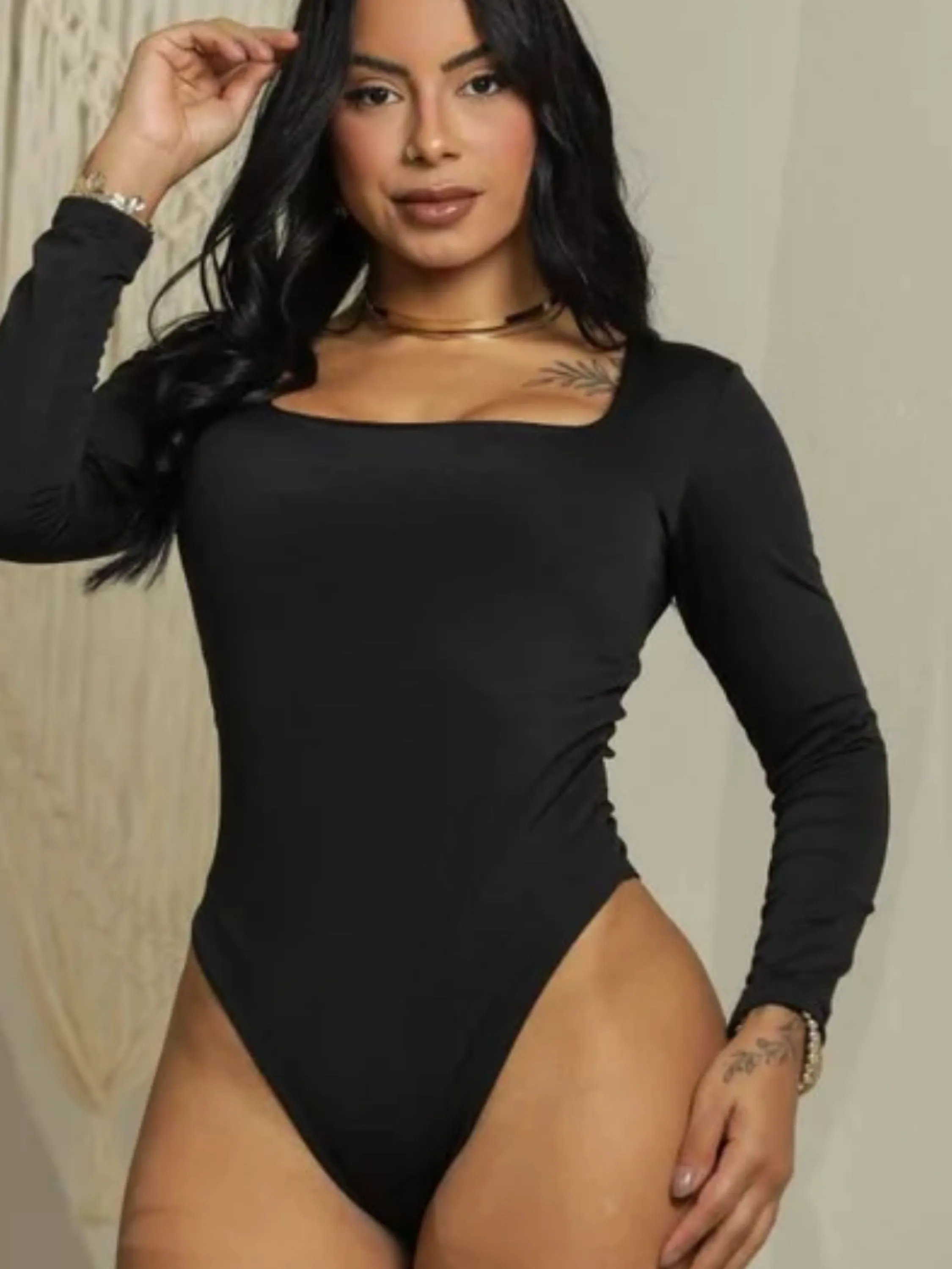 Boddy manga longa sem bojo