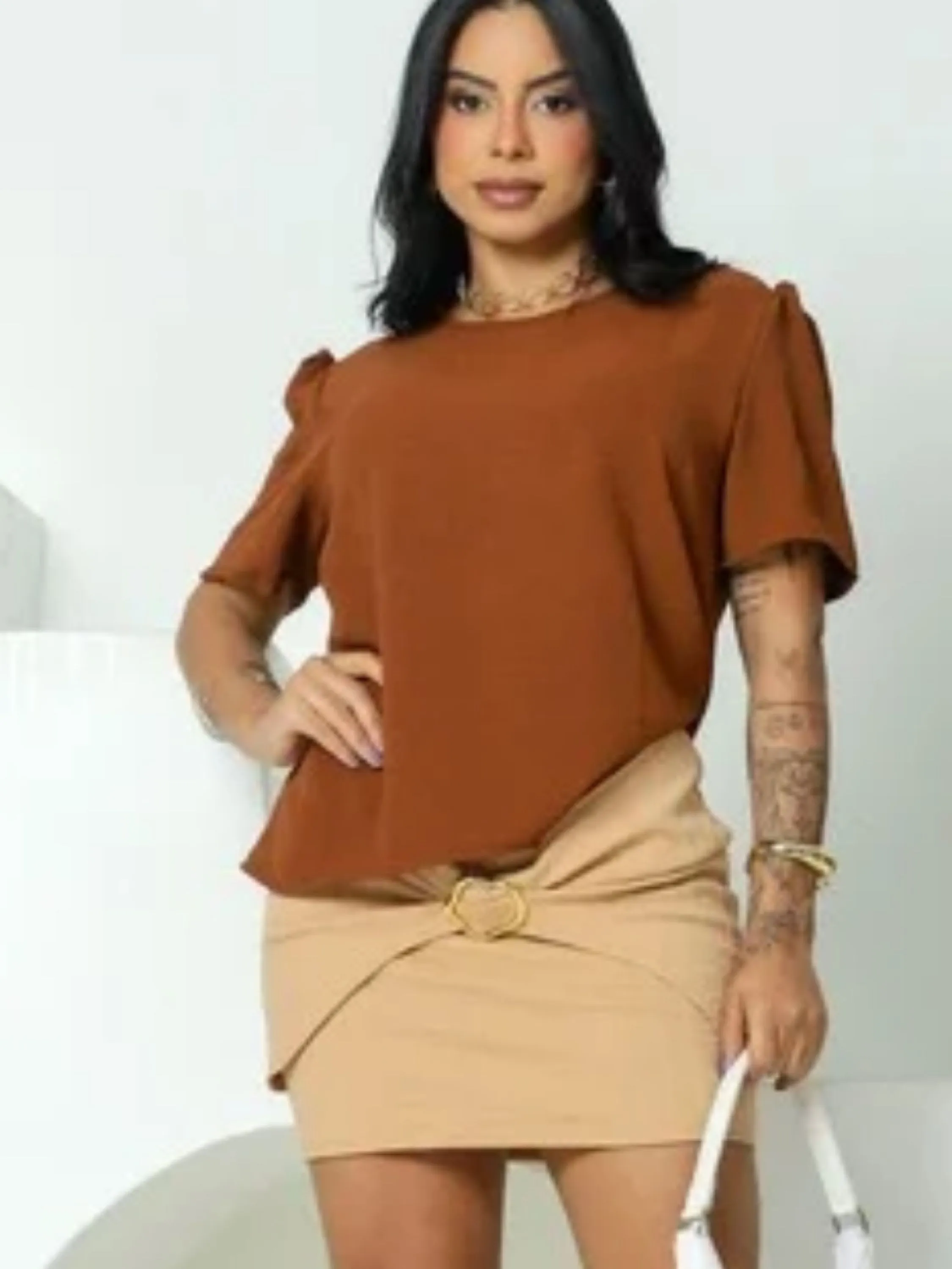 Blusa manga princesa