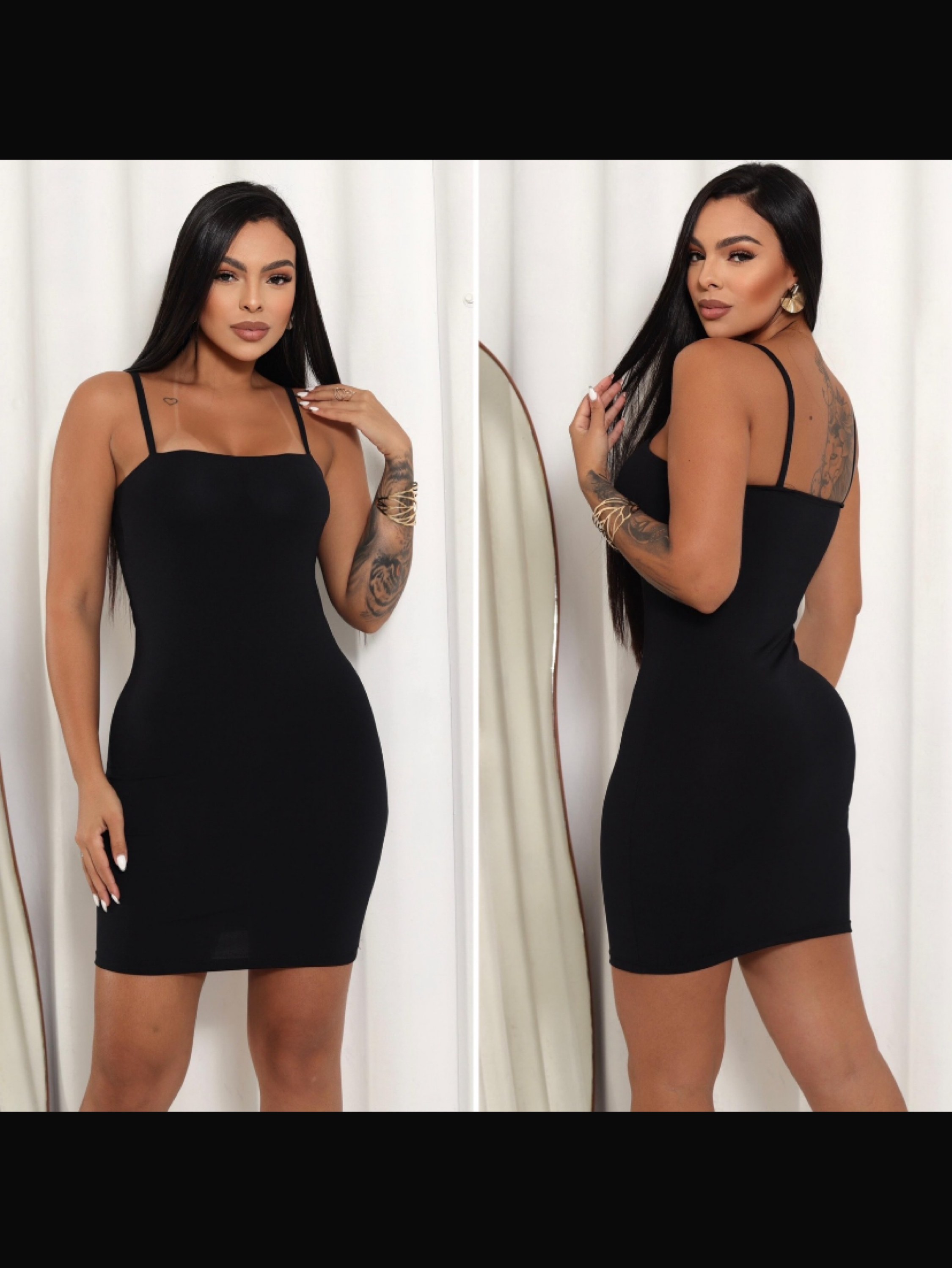 Vestido suplex com bojo