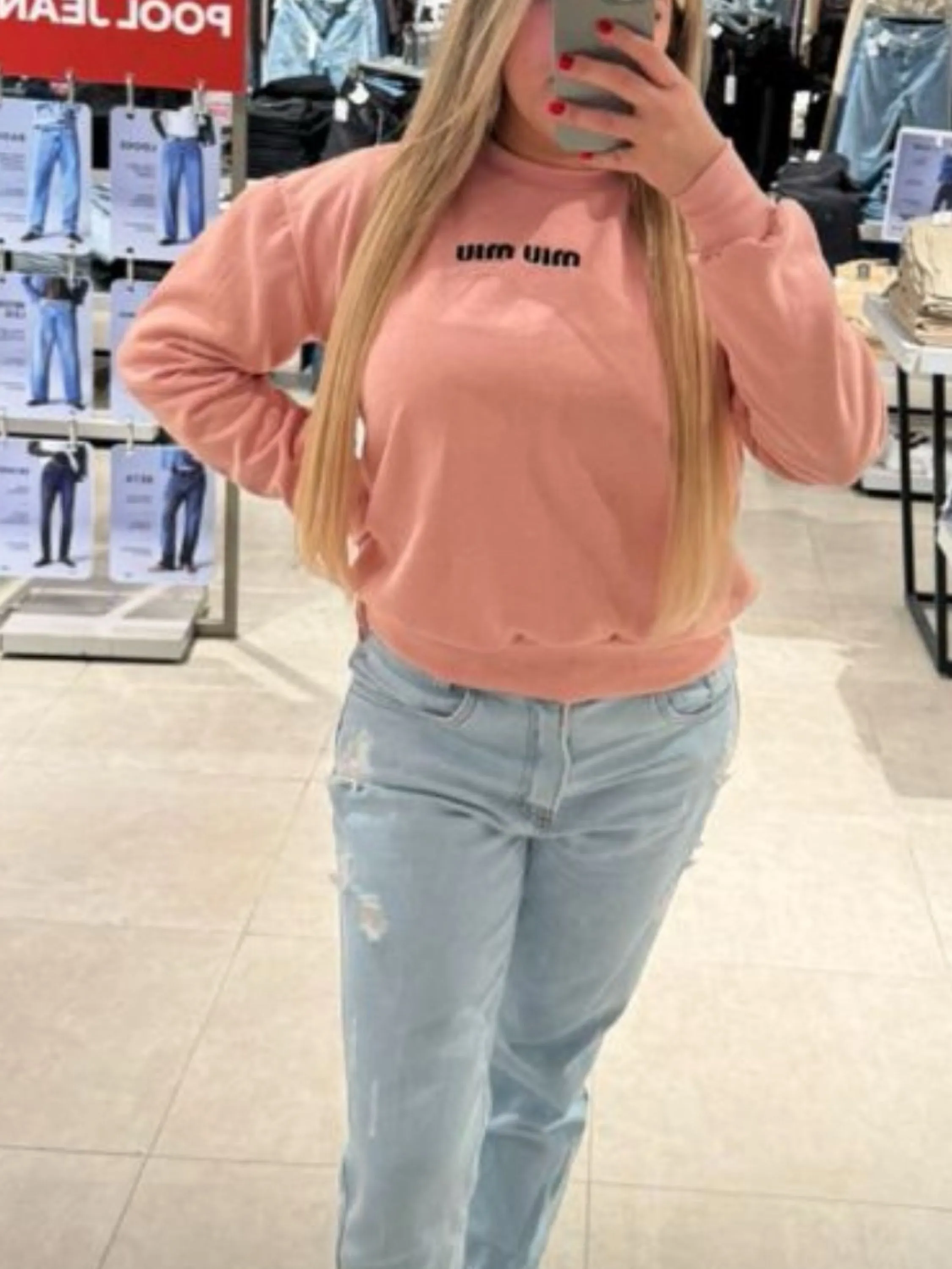Blusa moletom miumiu