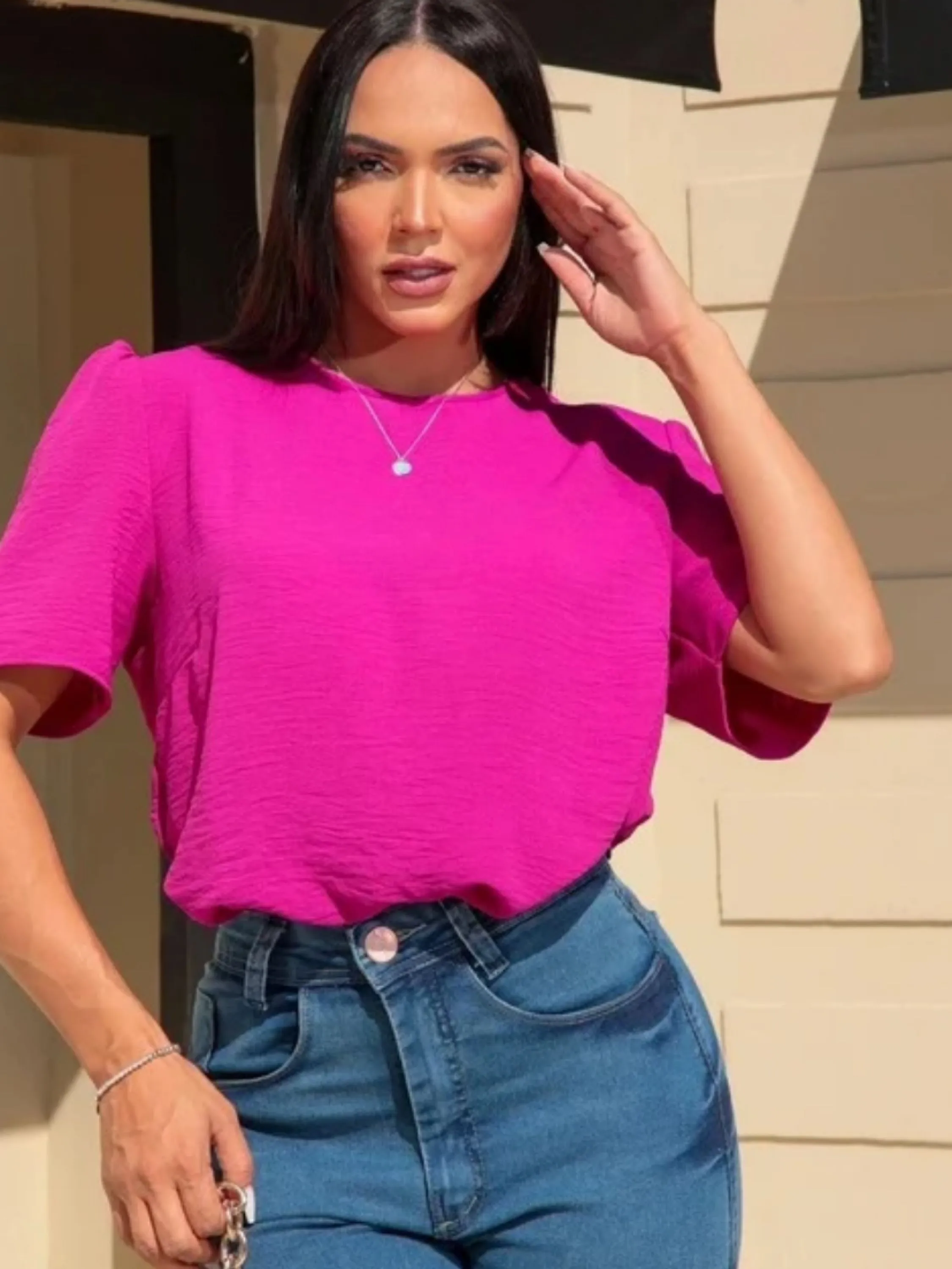 Blusa manga princesa