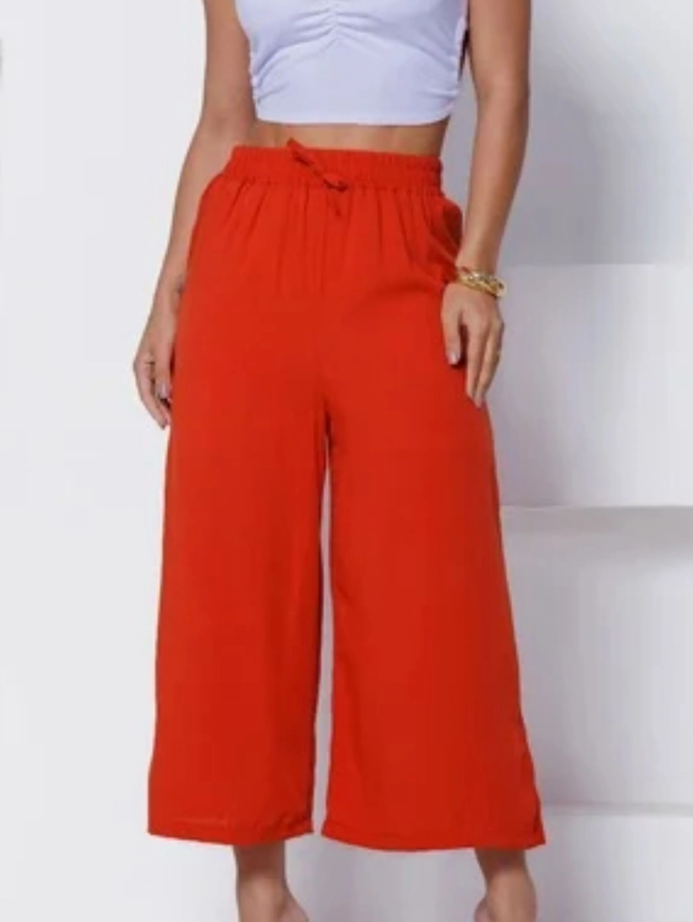 Calça pantacourt