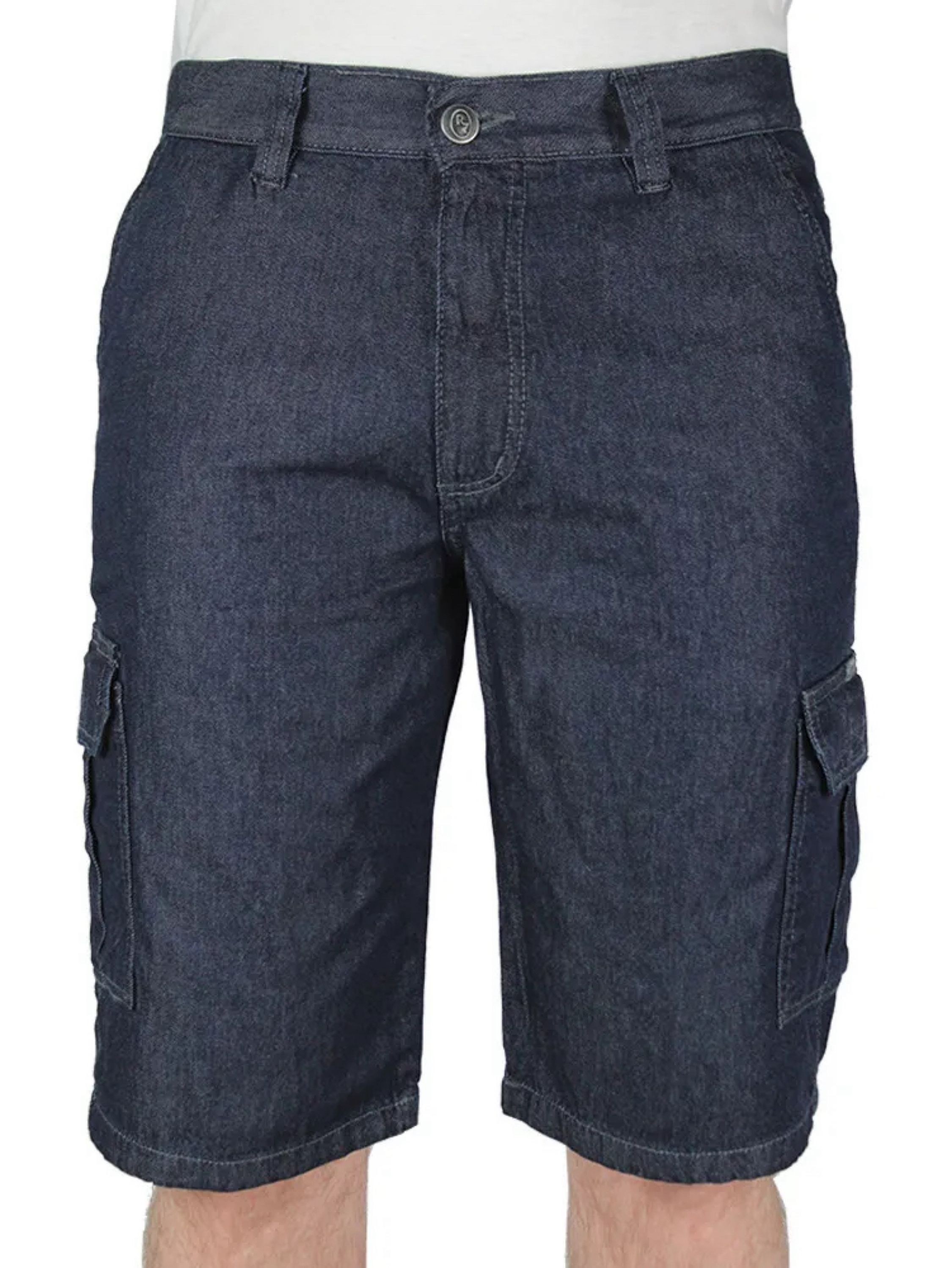 Bermuda Cargo Jeans - 100% Algodão - 38 ao 48