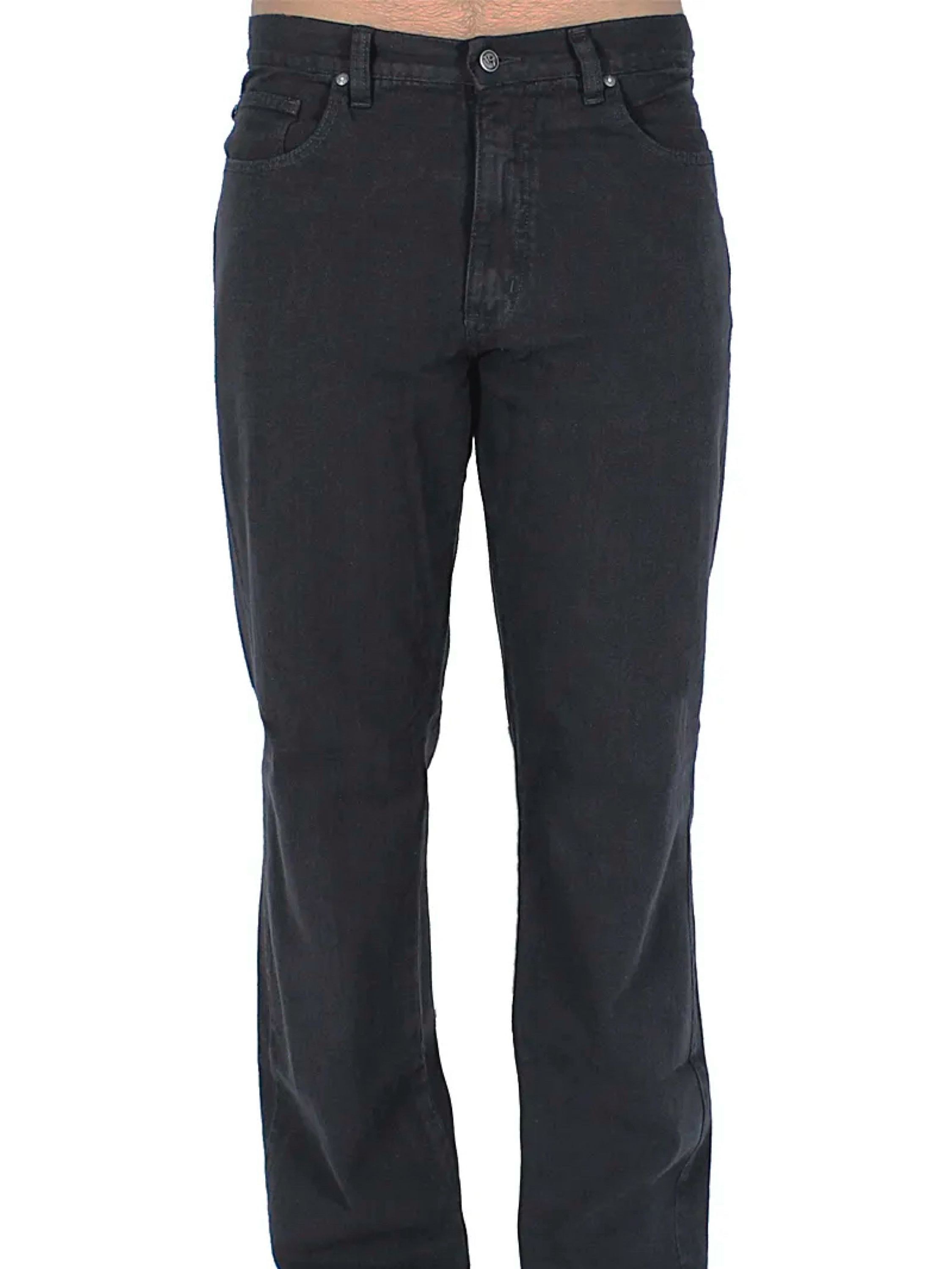 Calça Jeans Tradicional Preta 50 ao 56