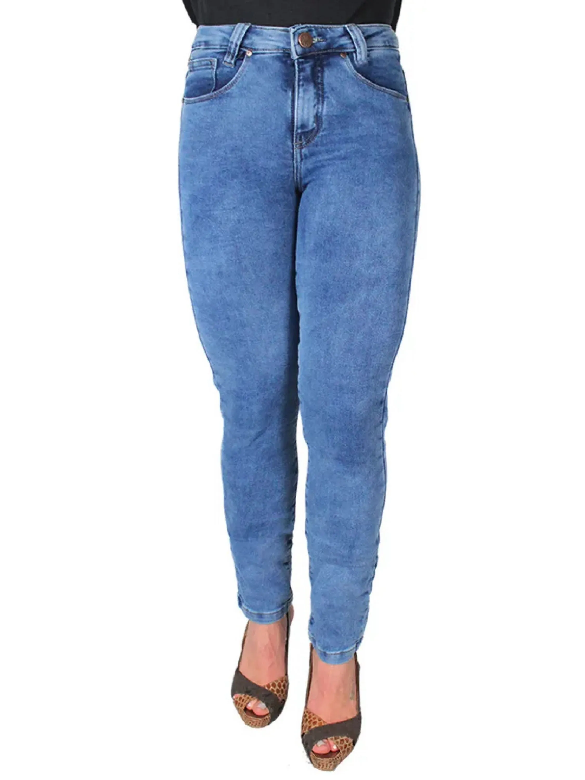 Calça Jeans de Moletom Sky