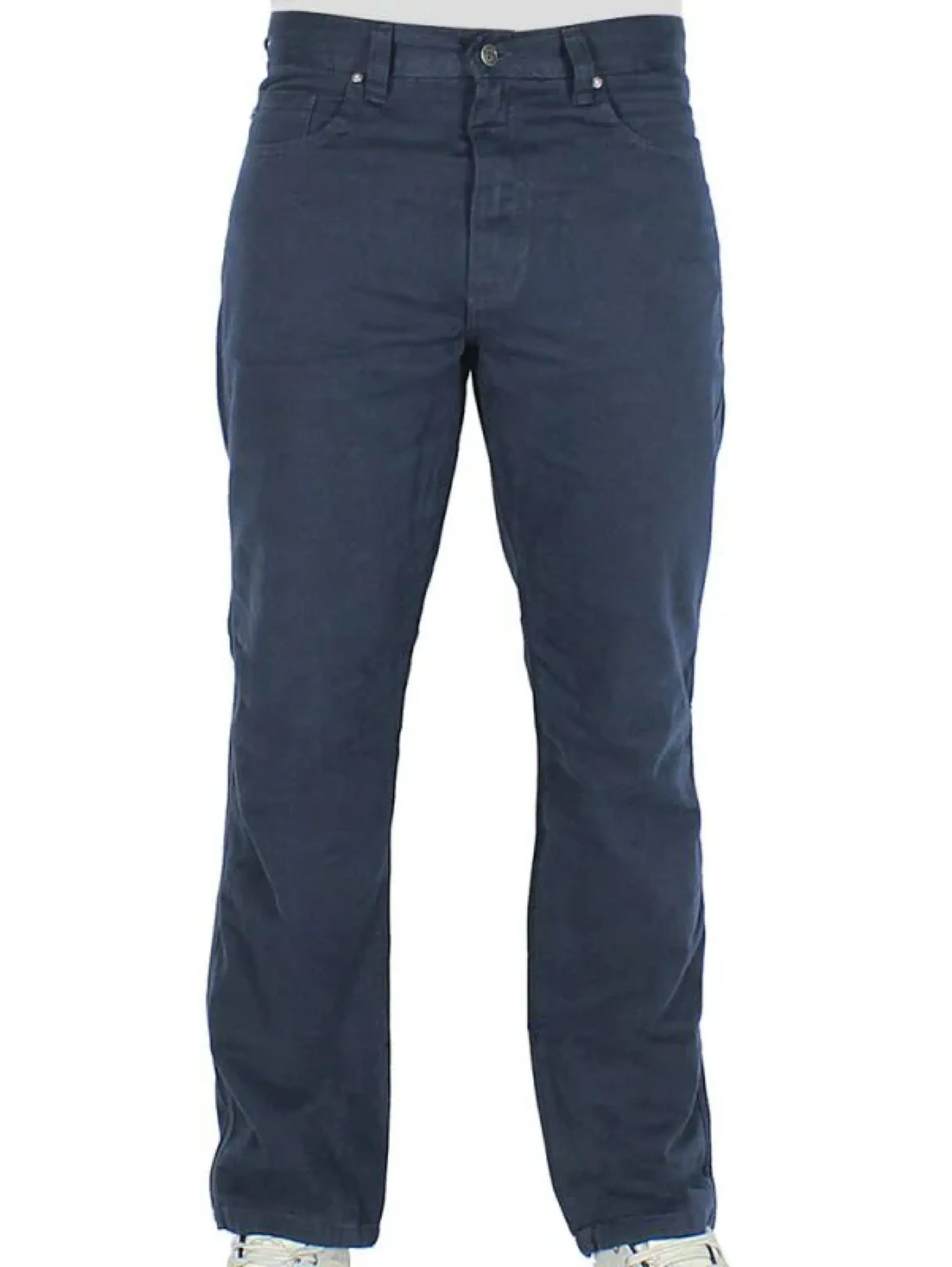 Calça de Sarja Tradicional Azul Marinho - 36 ao 48