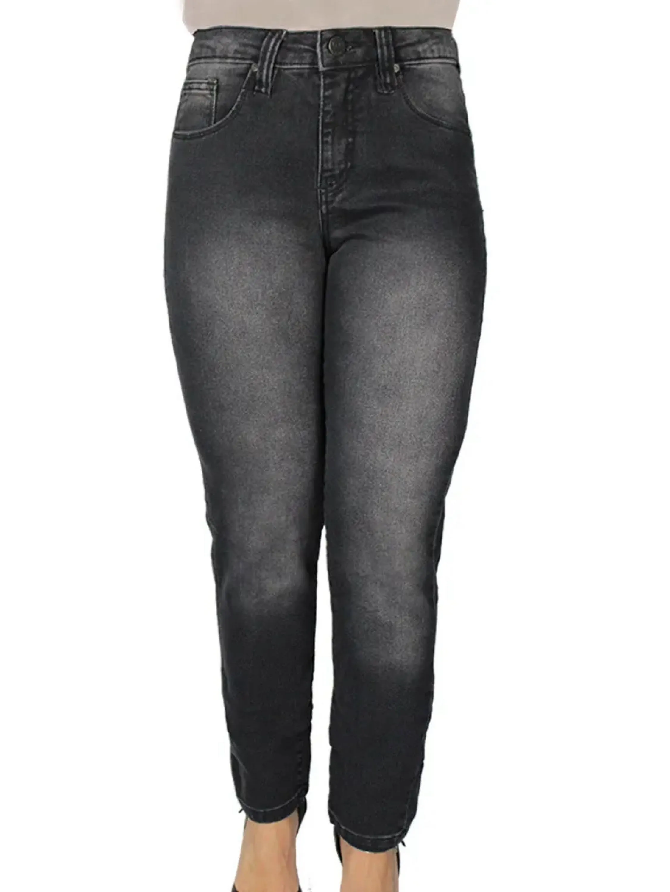 Calça Jeans de Moletom Feminina