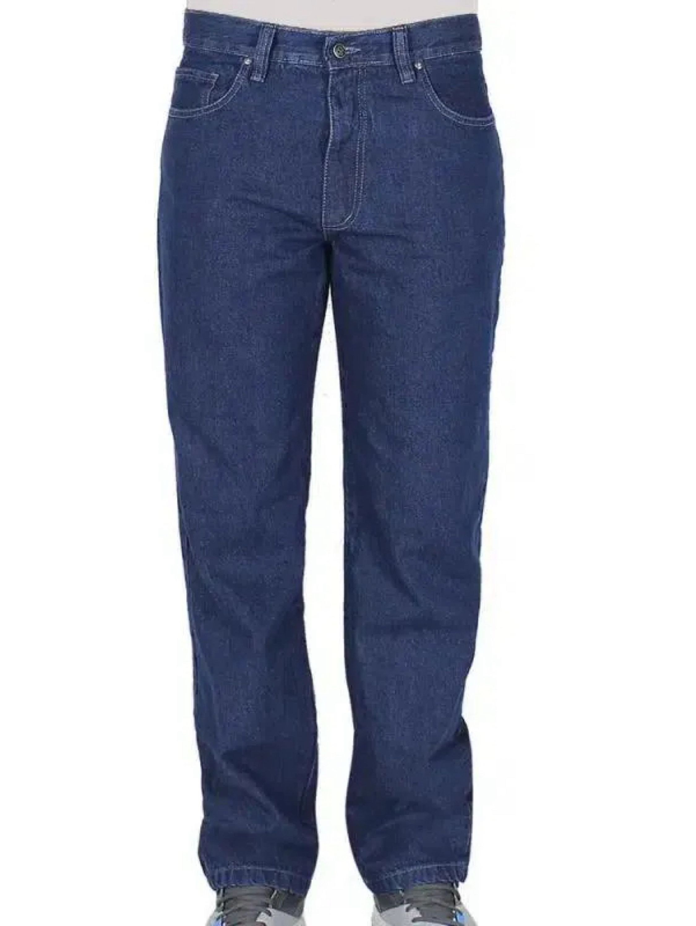 Calça Jeans Tradicional 100% Algodão Diversas Cores 38 ao 48