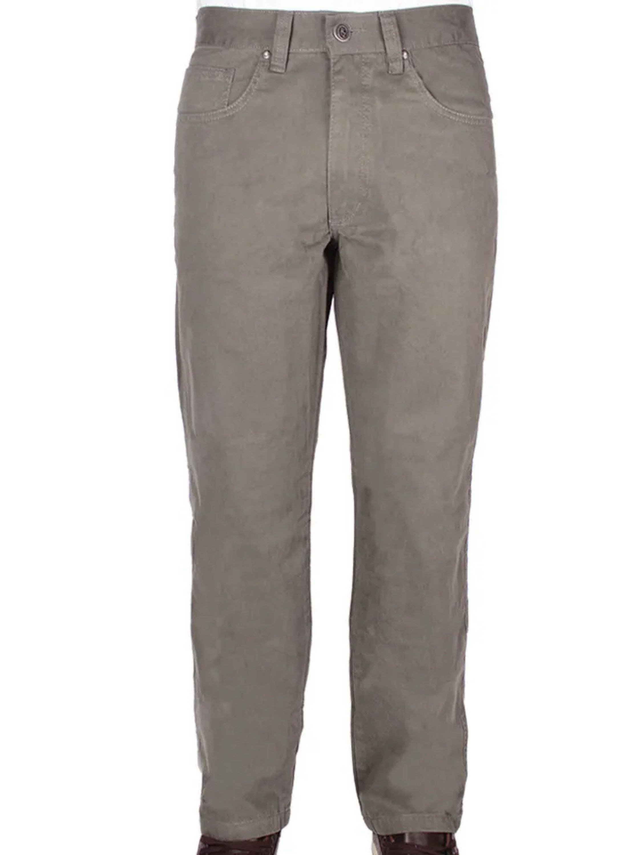 Calça de Sarja Tradicional Caqui - 50 ao 56