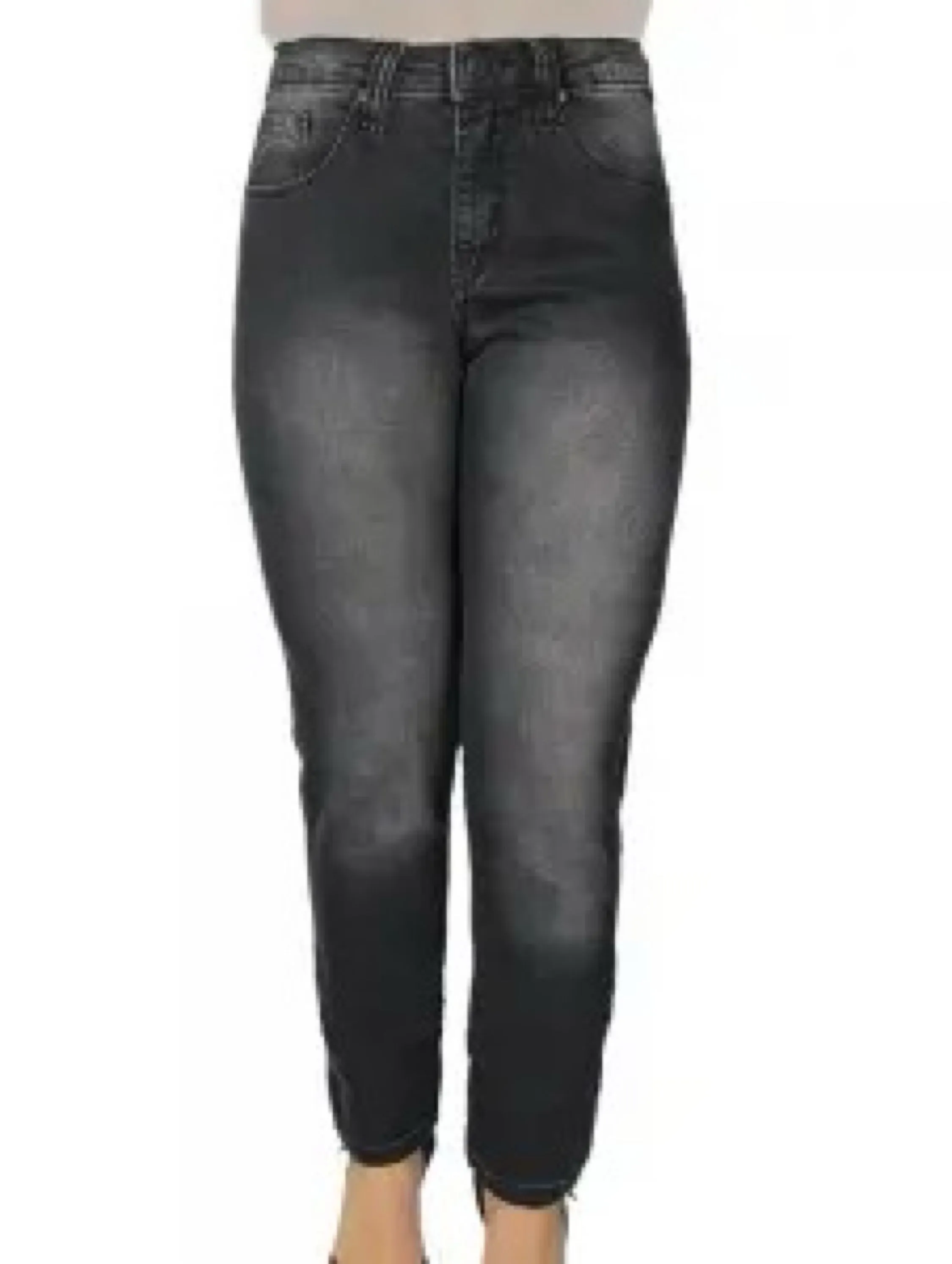 Calça Jeans de Moletom Feminina