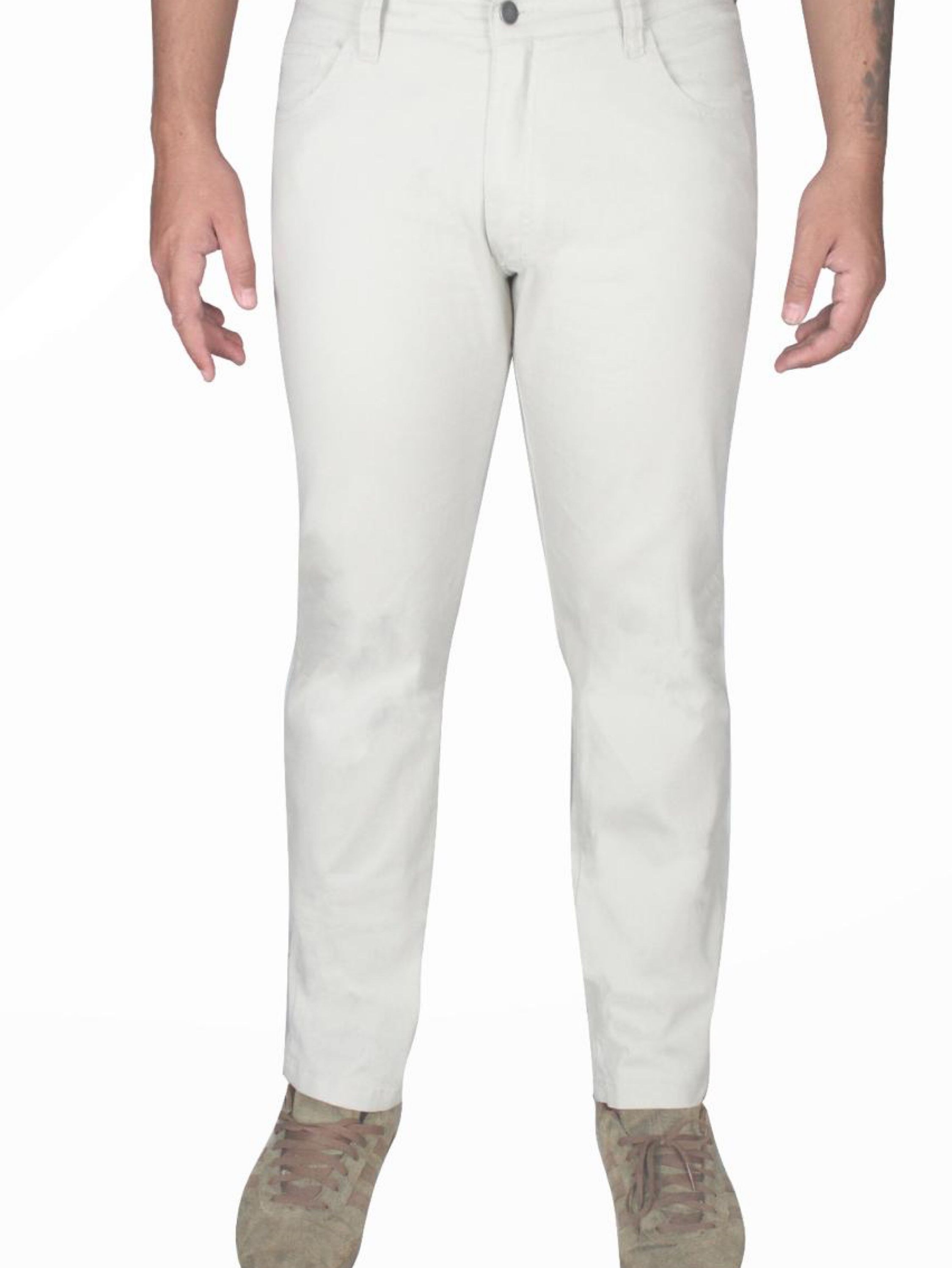 Calça de Sarja Slim comfort