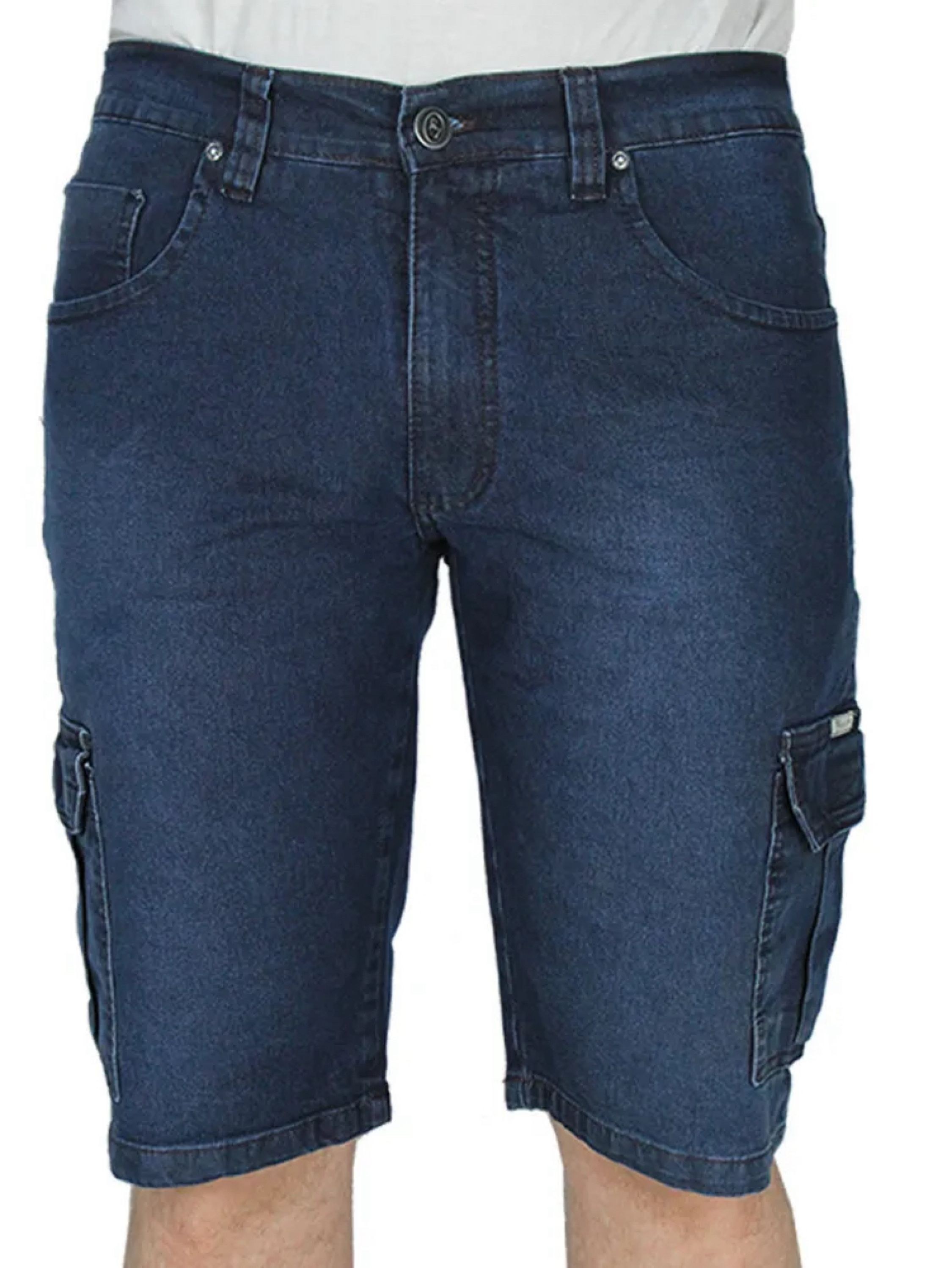 Bermuda Jeans Masculina Cargo 38 ao 56