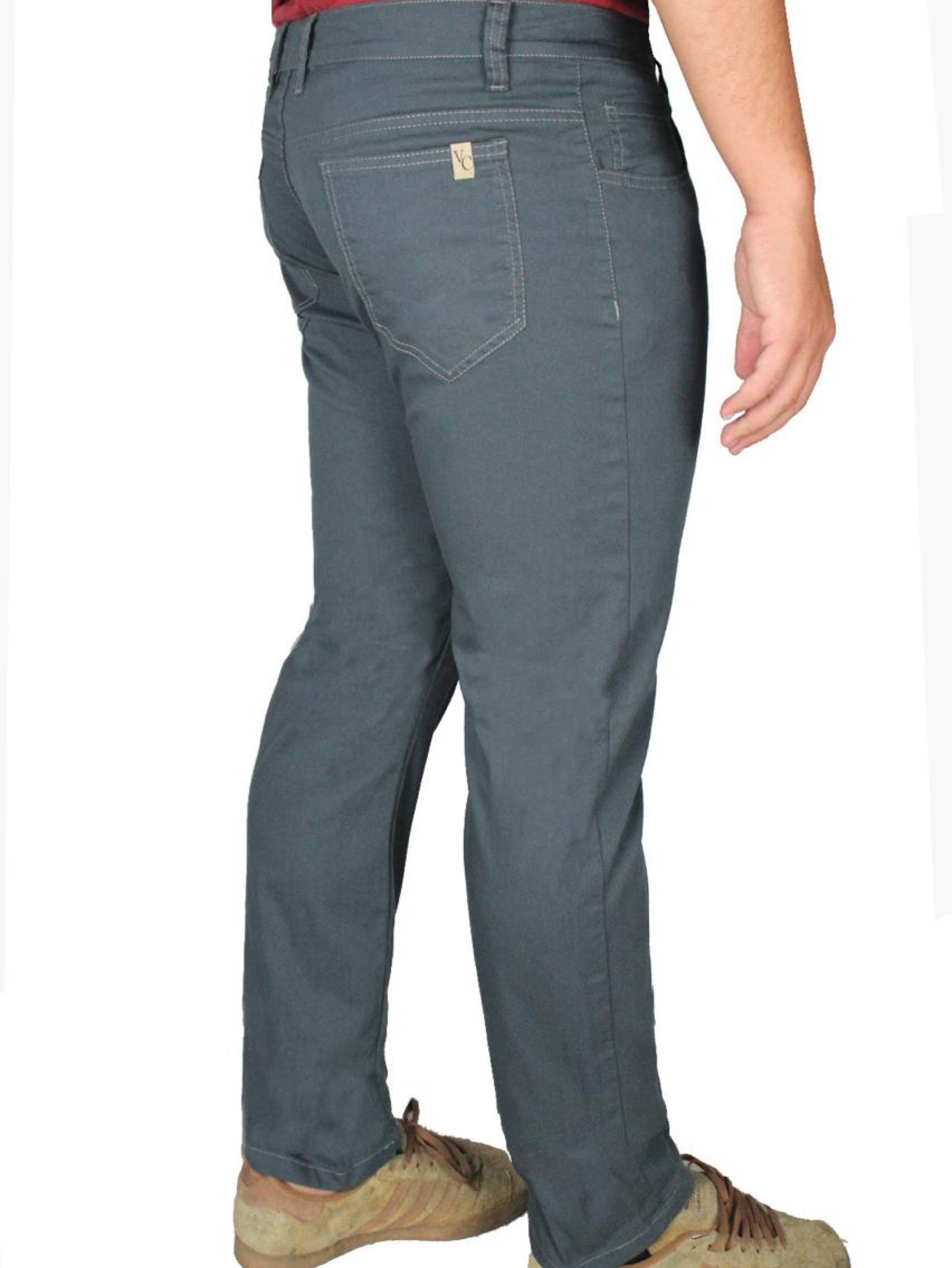 Calça de Sarja Slim comfort Masculina
