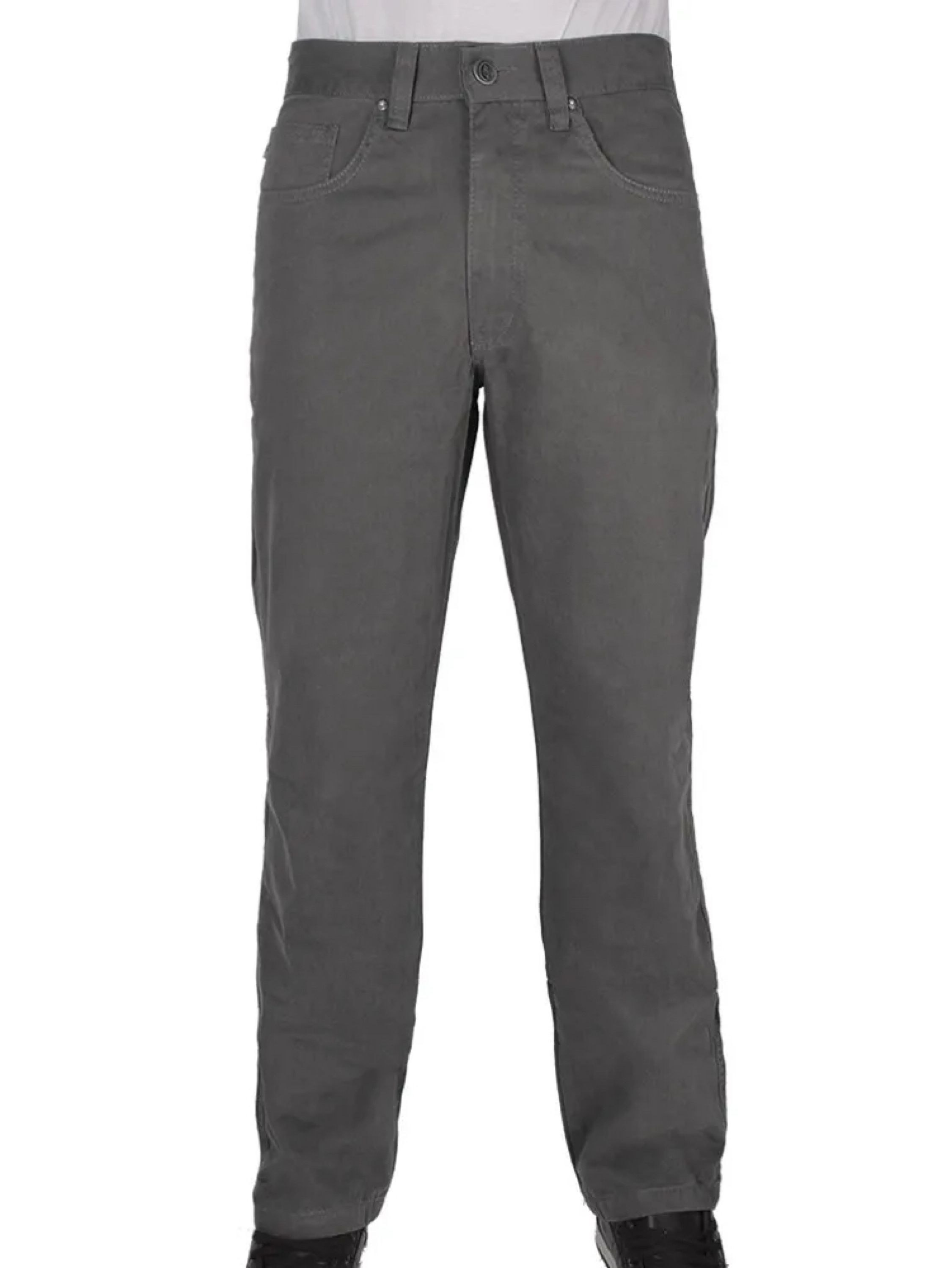 Calça de Sarja Tradicional Chumbo - 36 ao 48