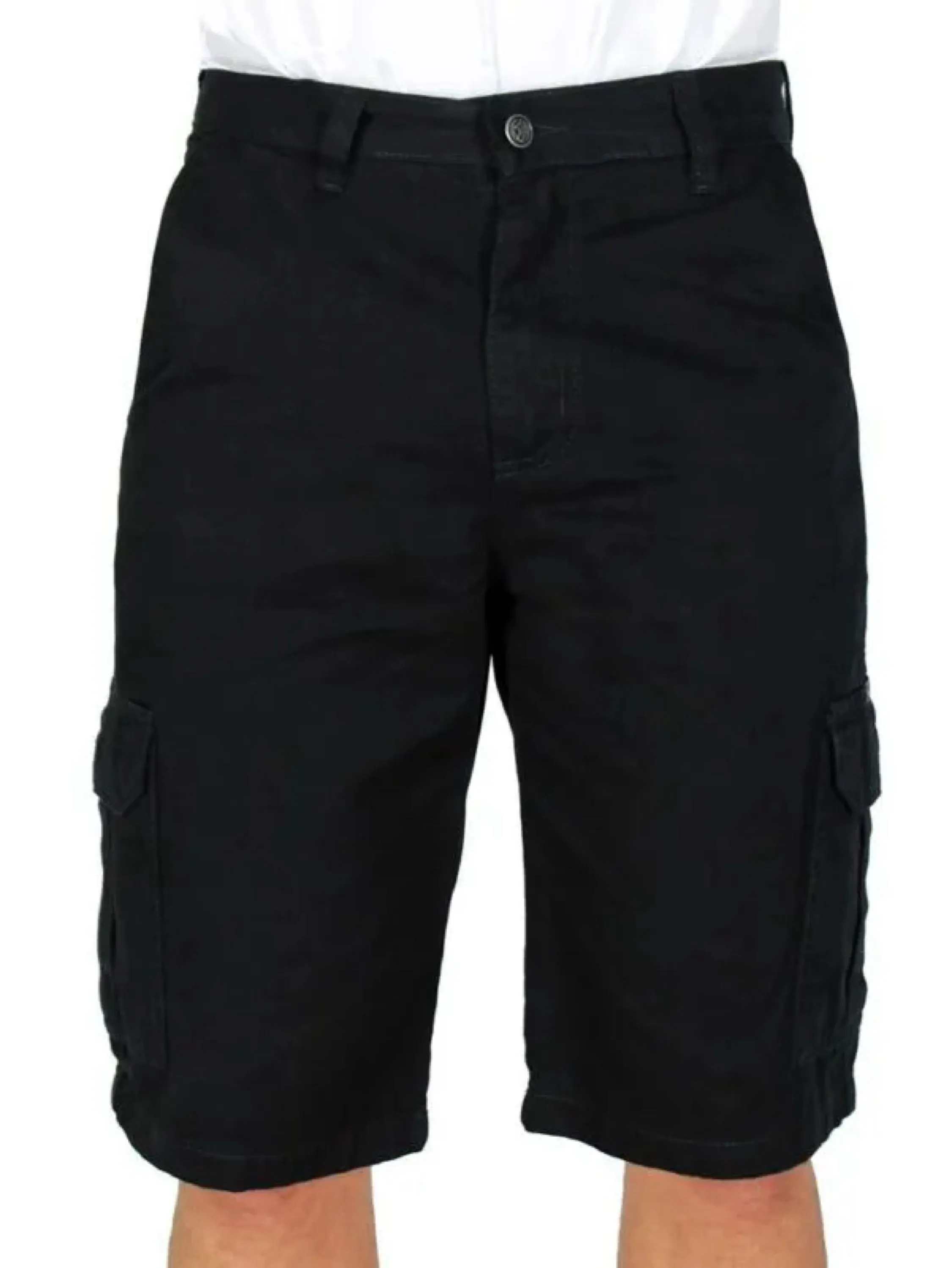 Bermuda Masculina de Sarja Cargo 100% Algodão 36 ao 48
