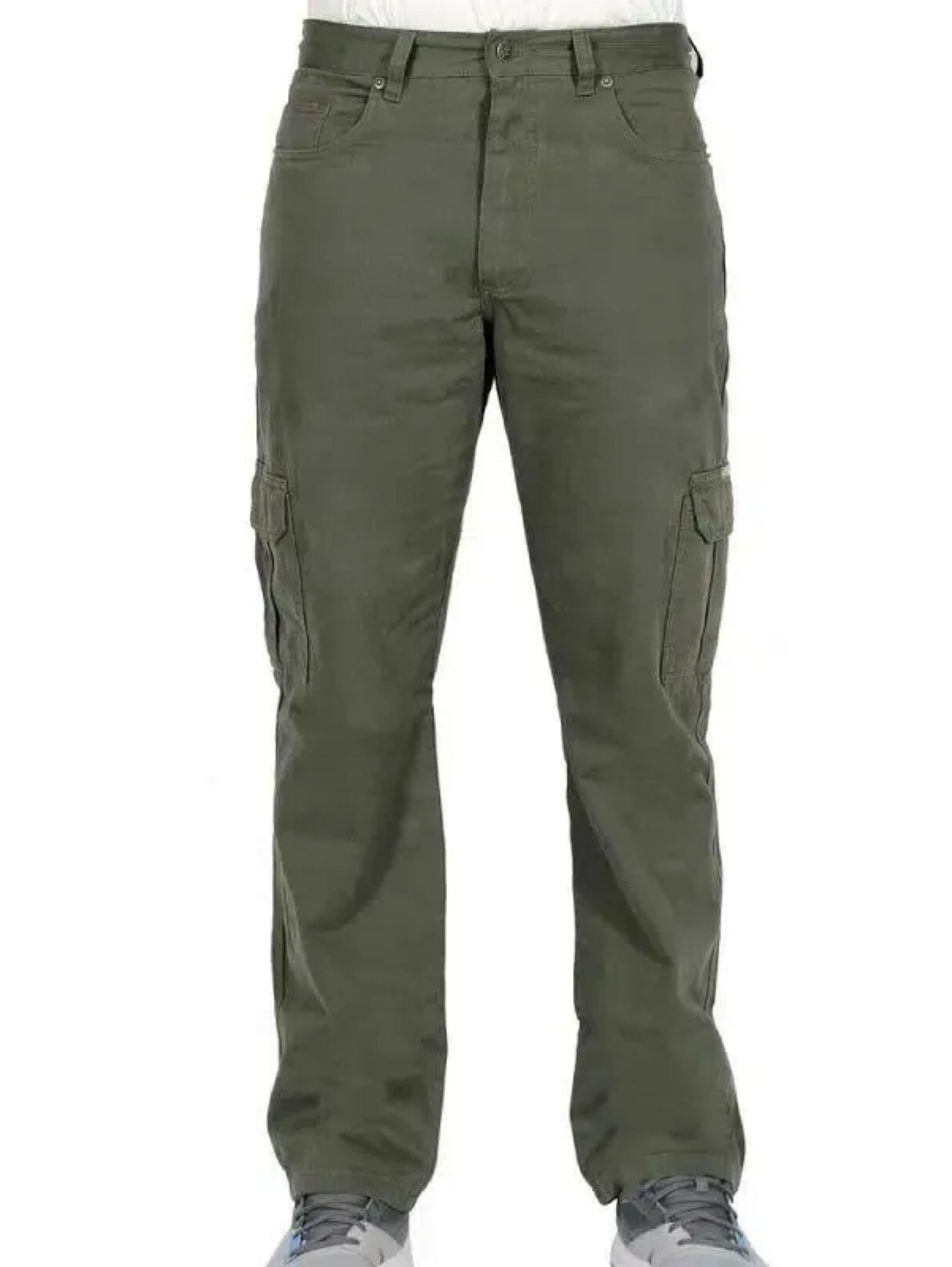 Calça de Sarja Cargo Verde - 36 ao 48