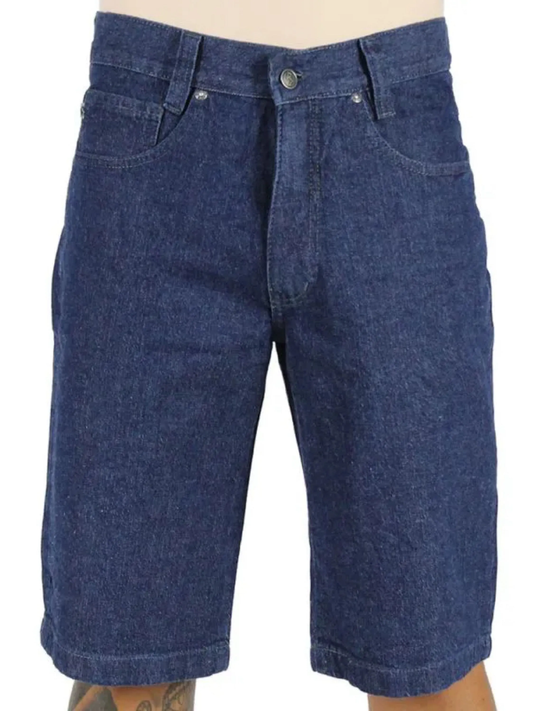 Bermuda Jeans Masculina Tradicional 100% Algodão 38 ao 56