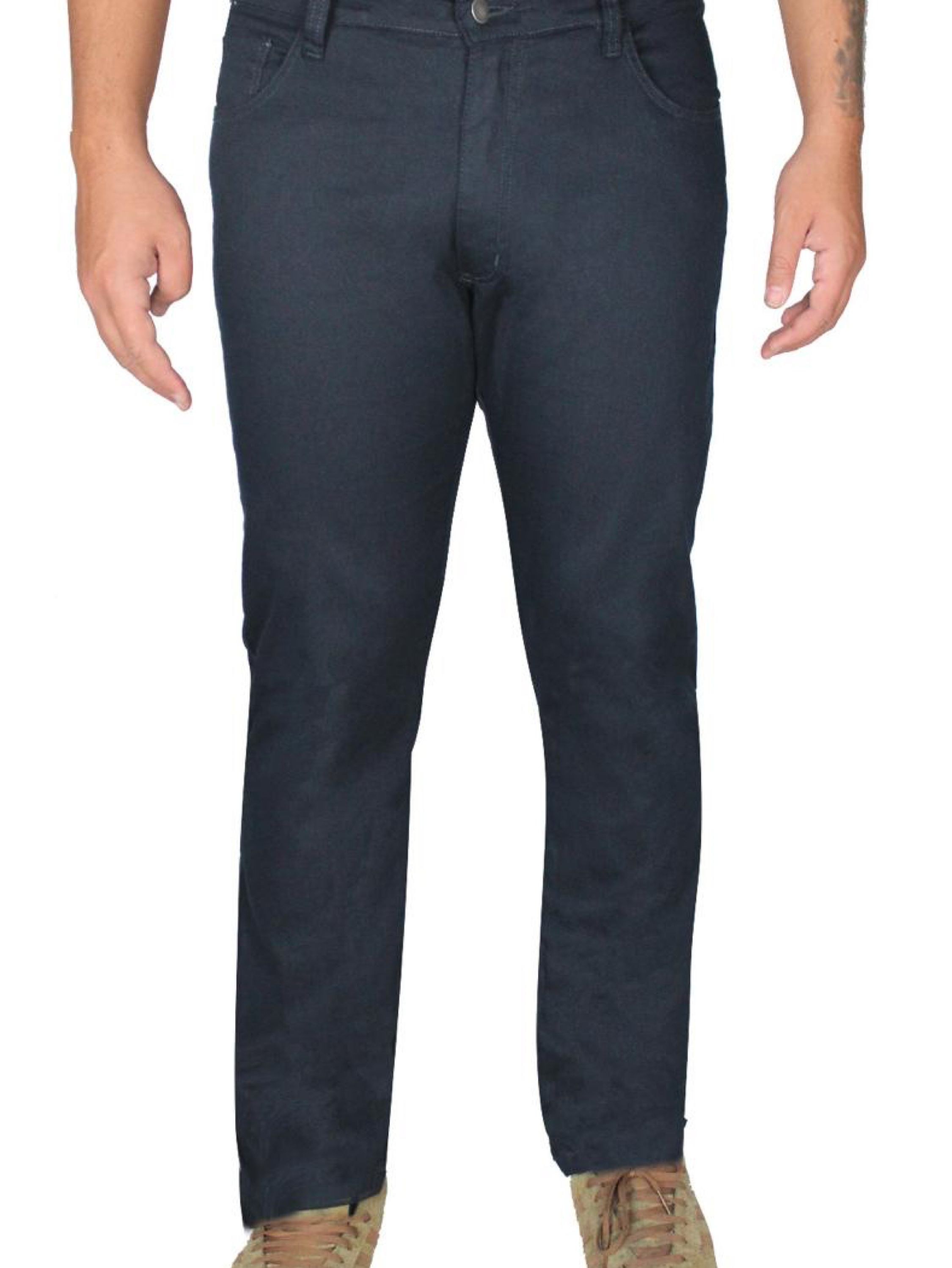 Calça de Sarja Slim comfort