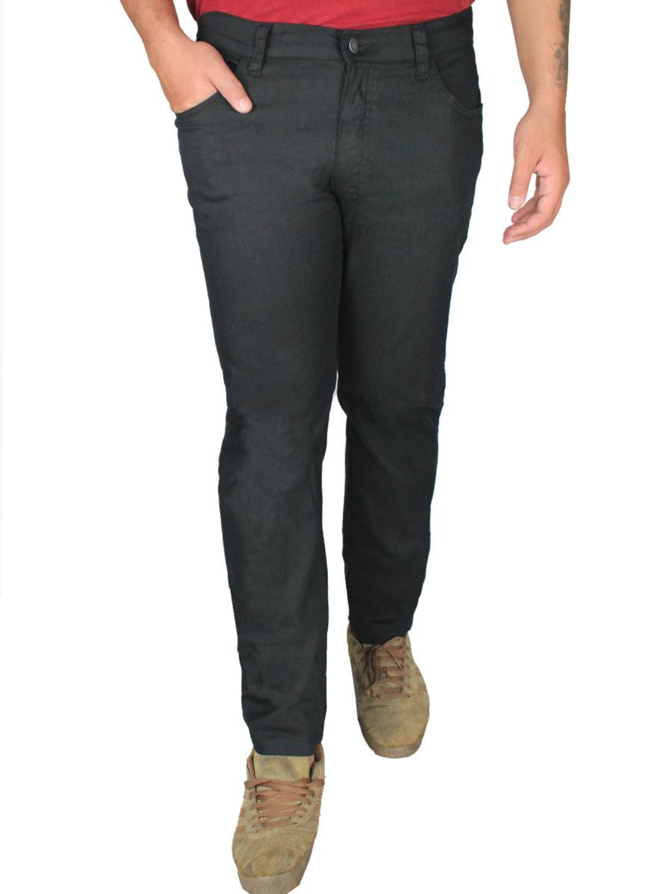 Calça de Sarja Slim comfort masculino