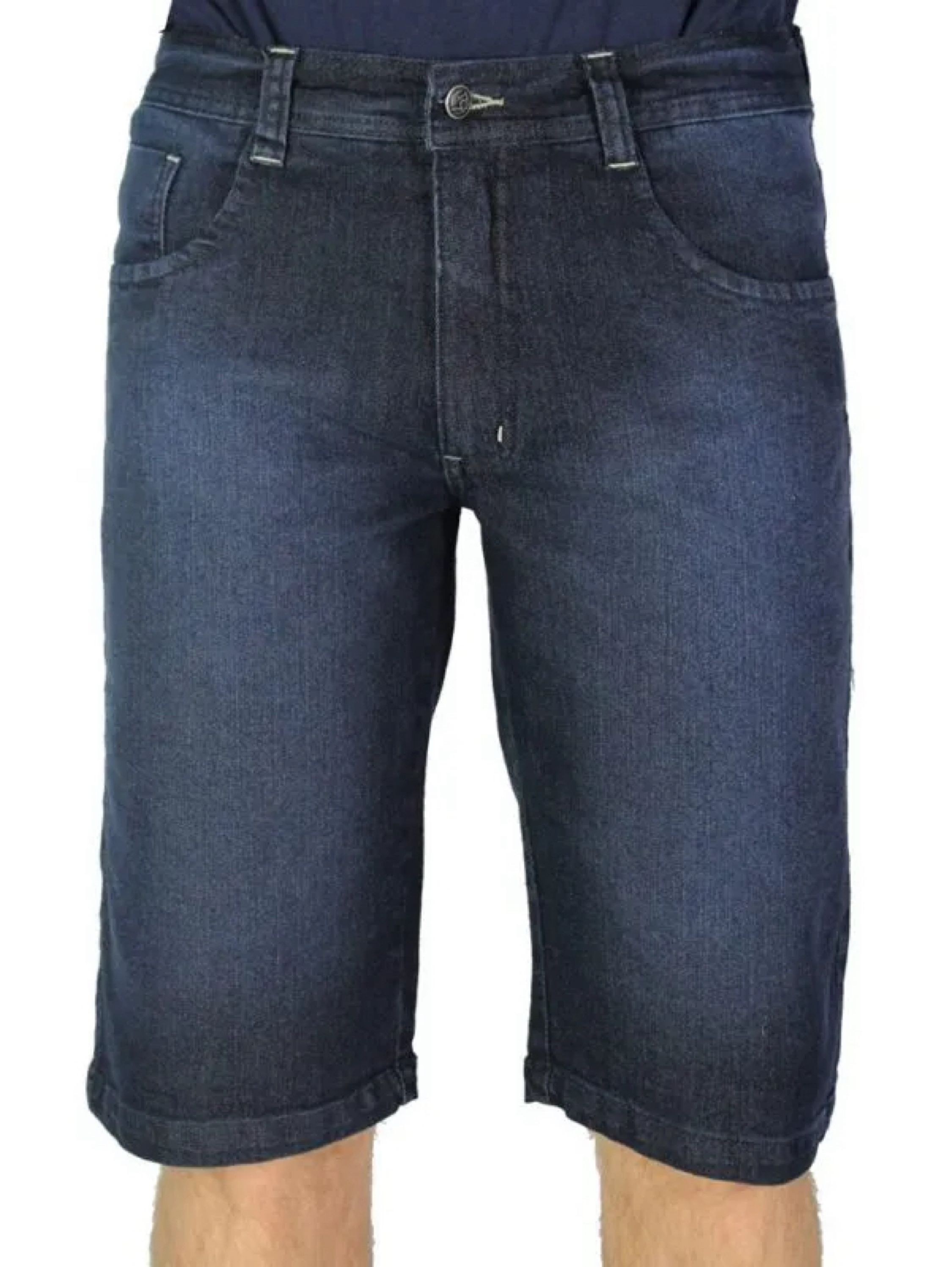 Bermuda Jeans Masculina elastano 38 ao 56