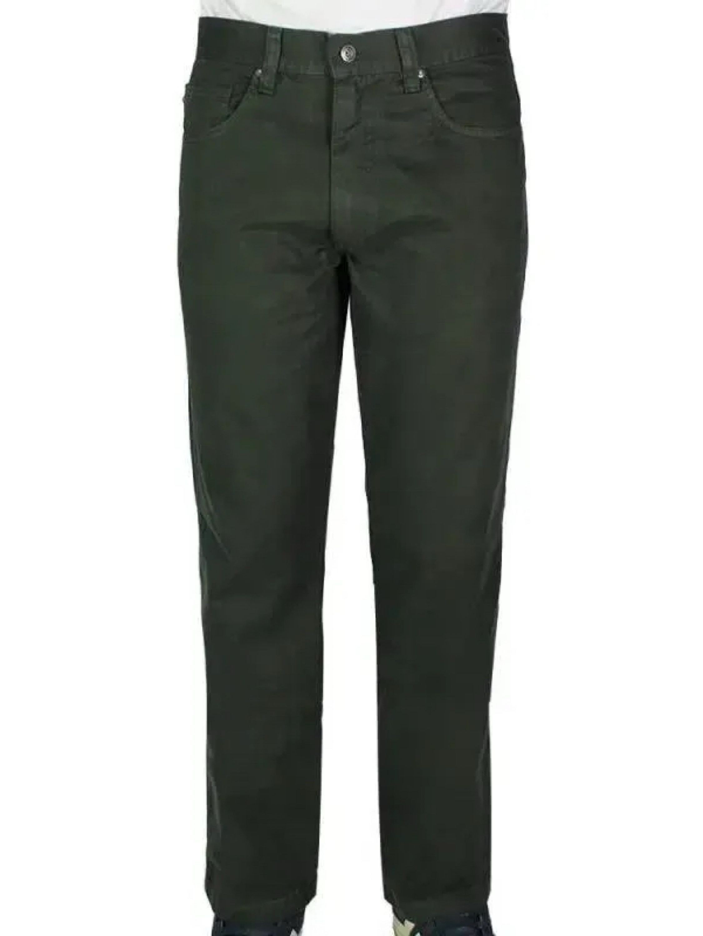 Calça de Sarja Tradicional Verde - 36 ao 48