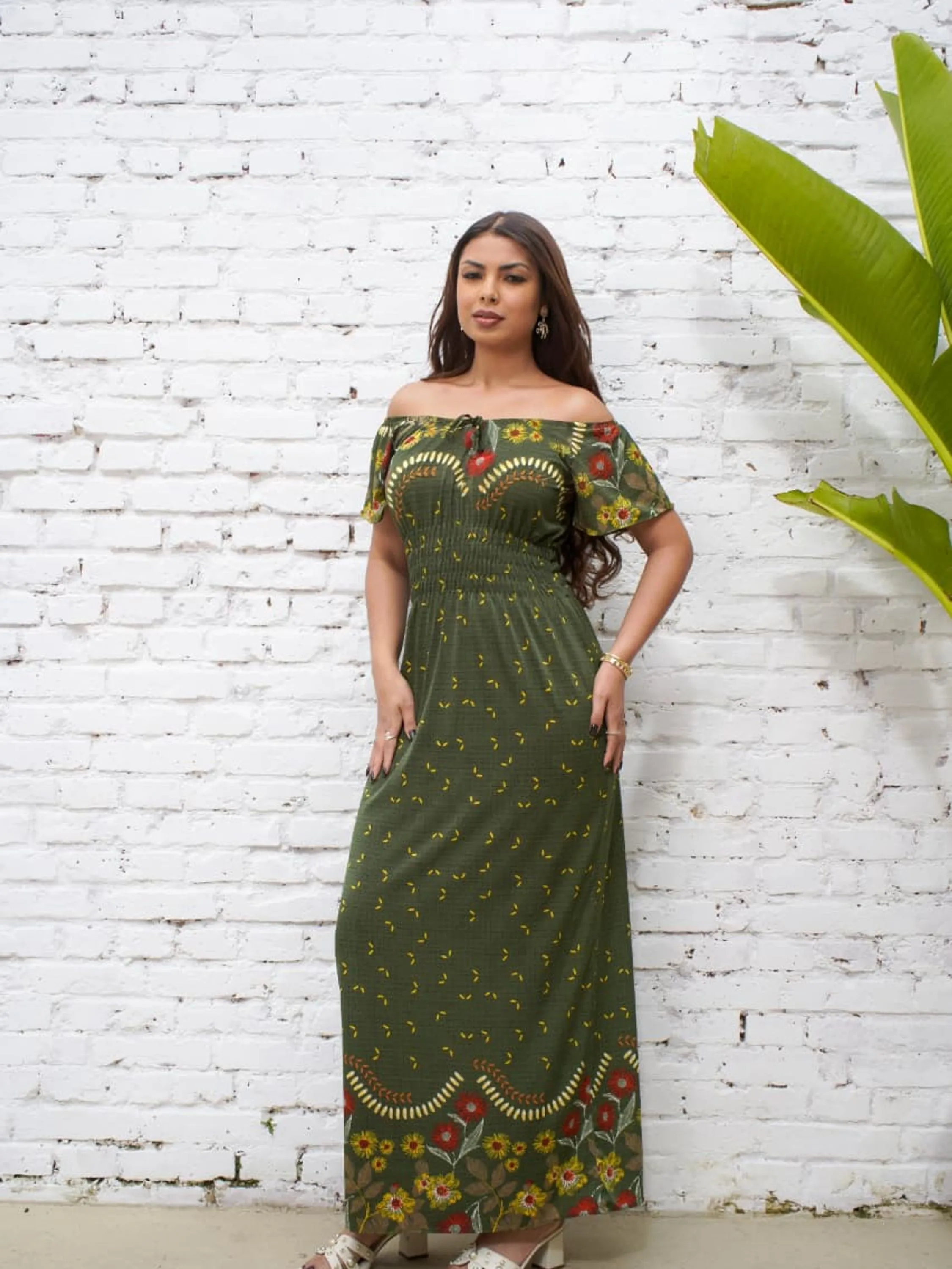 VESTIDO LONGO ESTAMPADO