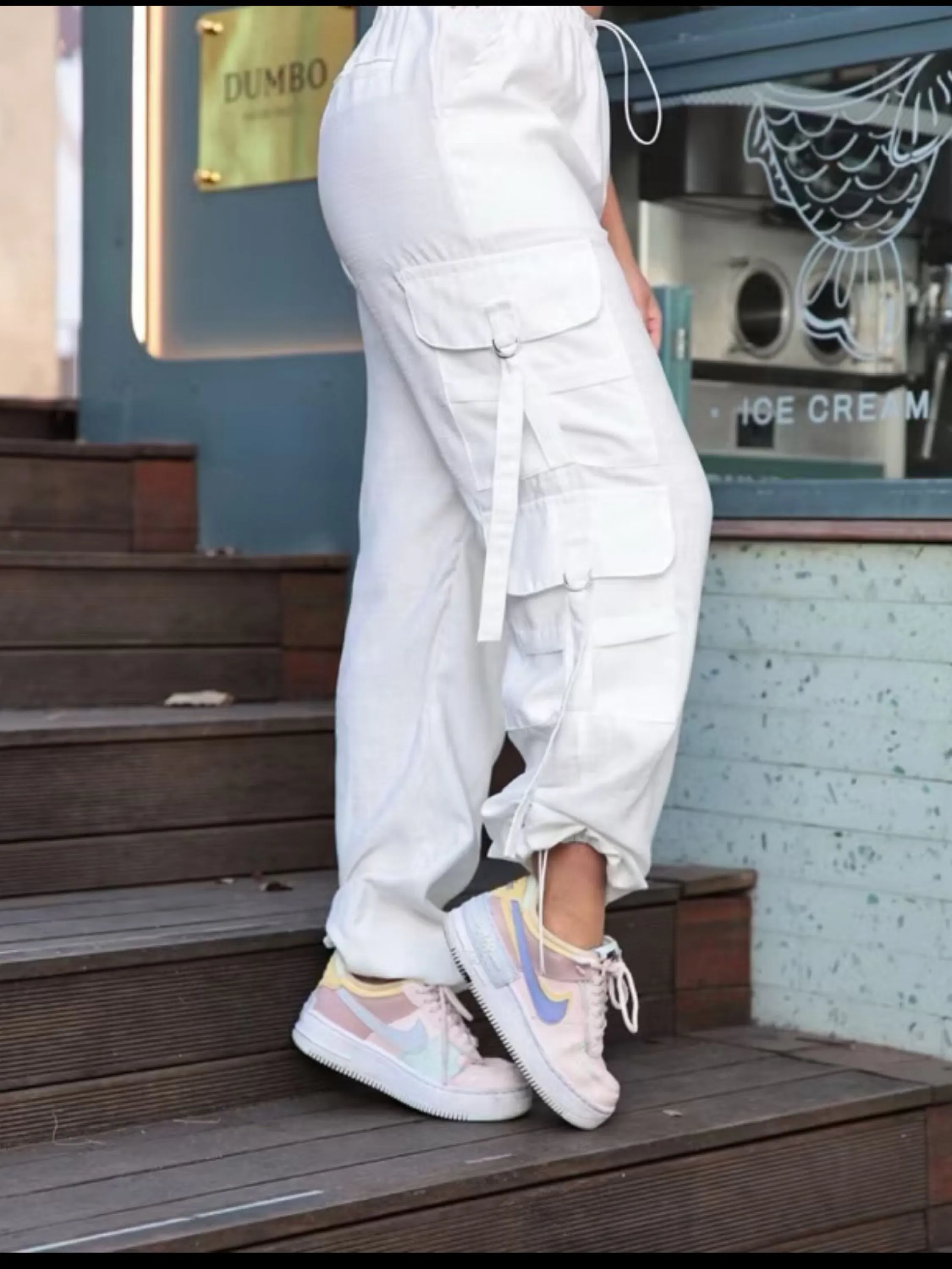 Calça Parachute  Cargo Marrante