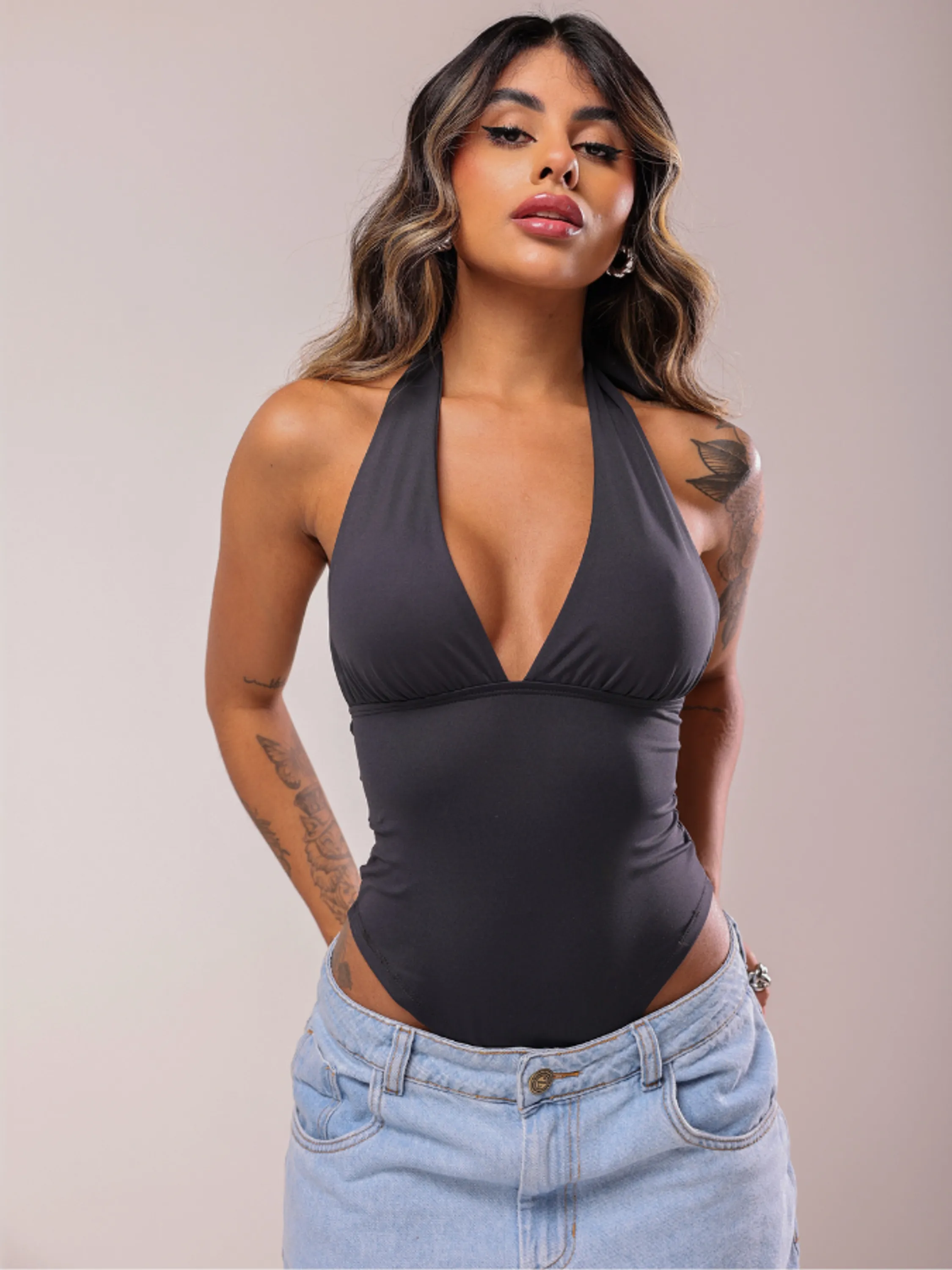 Body Luciana Poliamida Multiformas