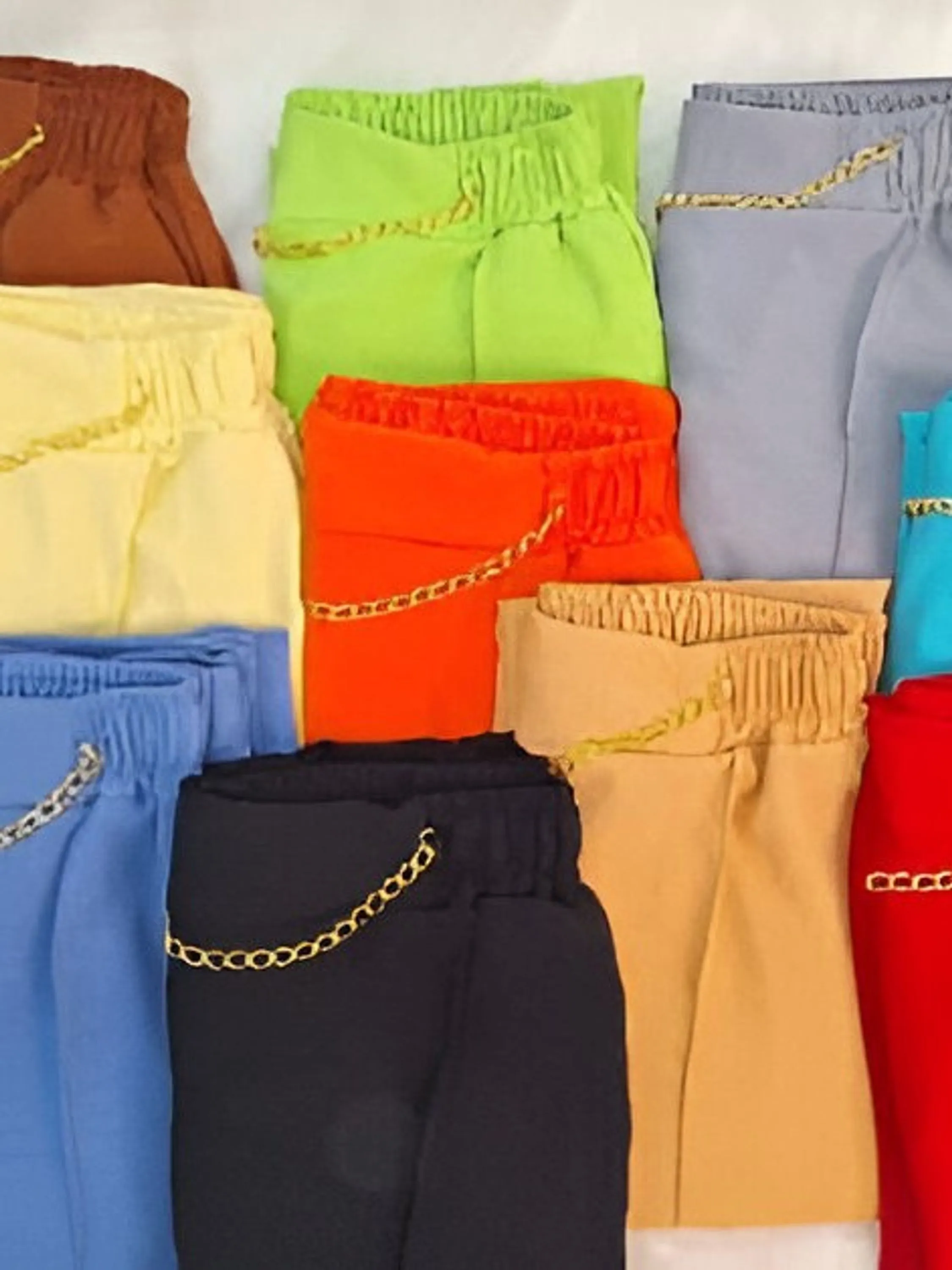 Calça Duna com Corrente Cintura Alta