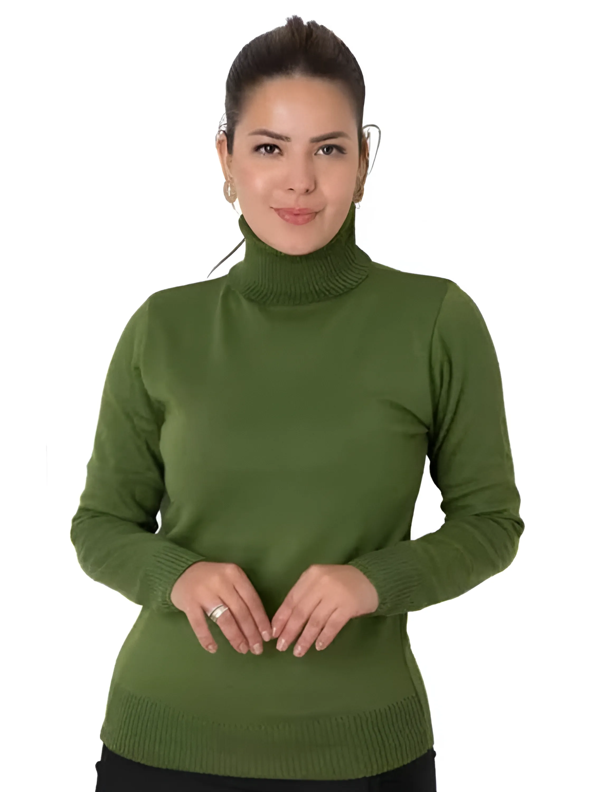 Blusa Cacharrel Tricô Gola Alta