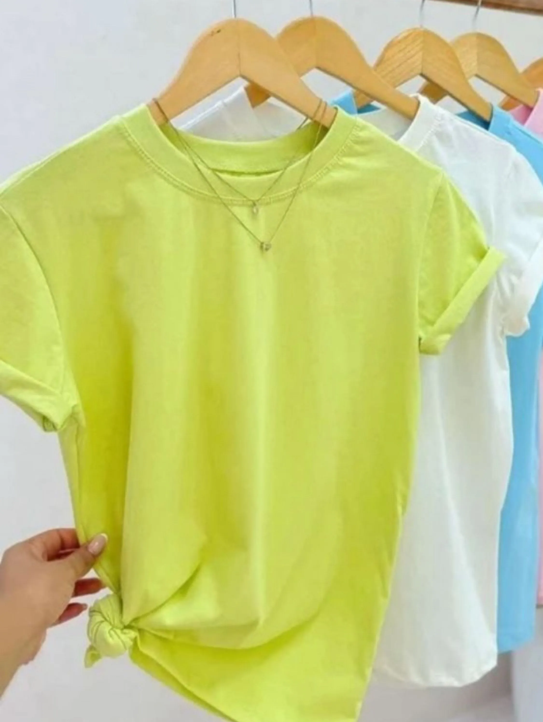 Camiseta feminina Colors
