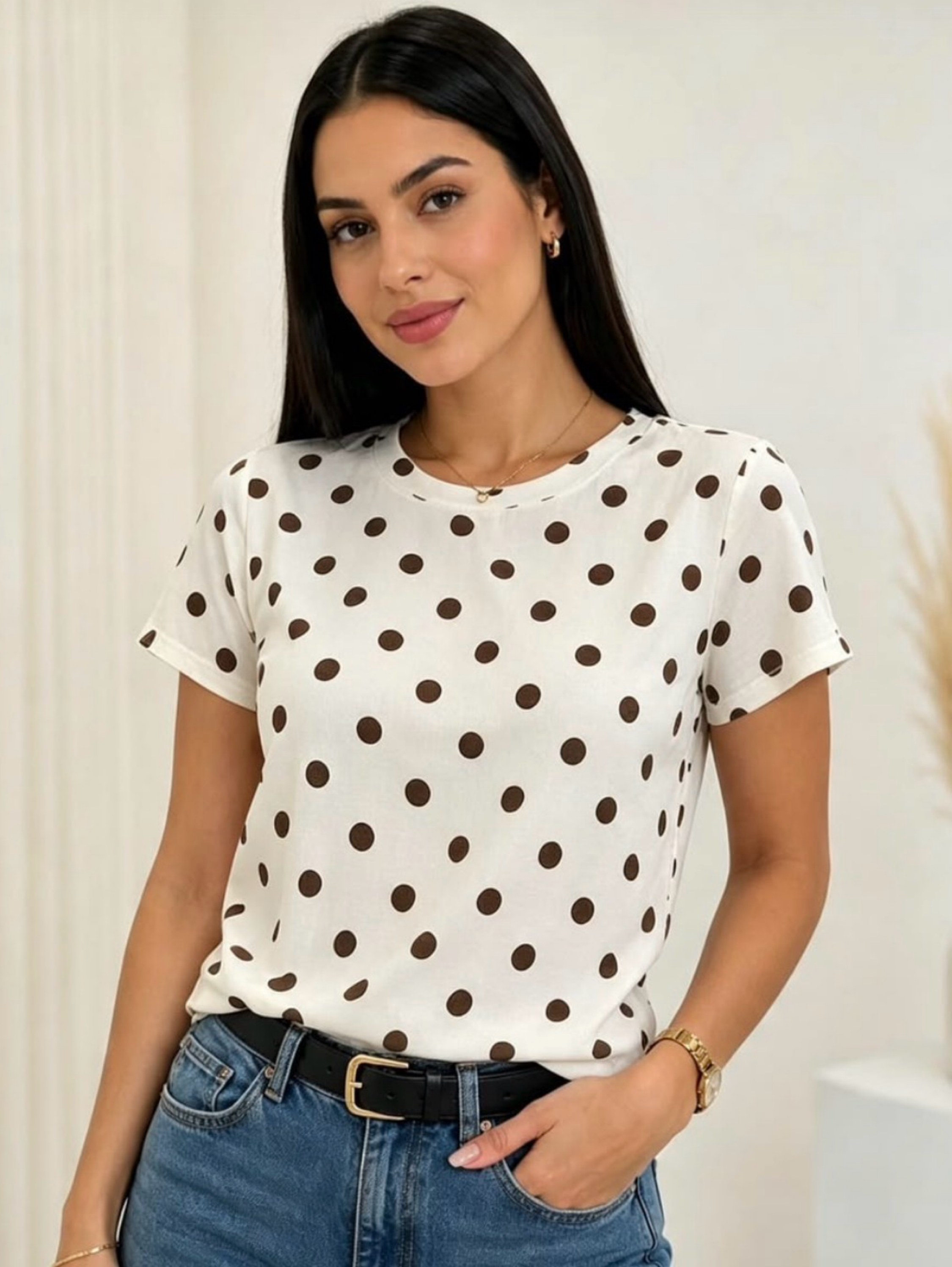 Blusa Poá viscolycra