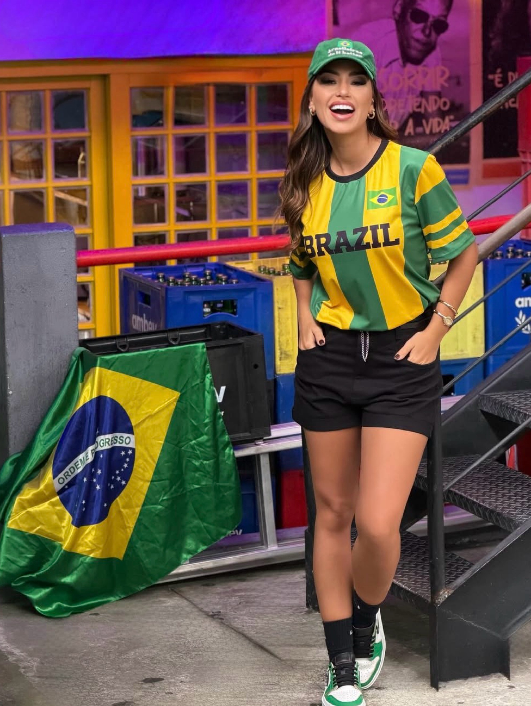Camiseta Brasil fashion