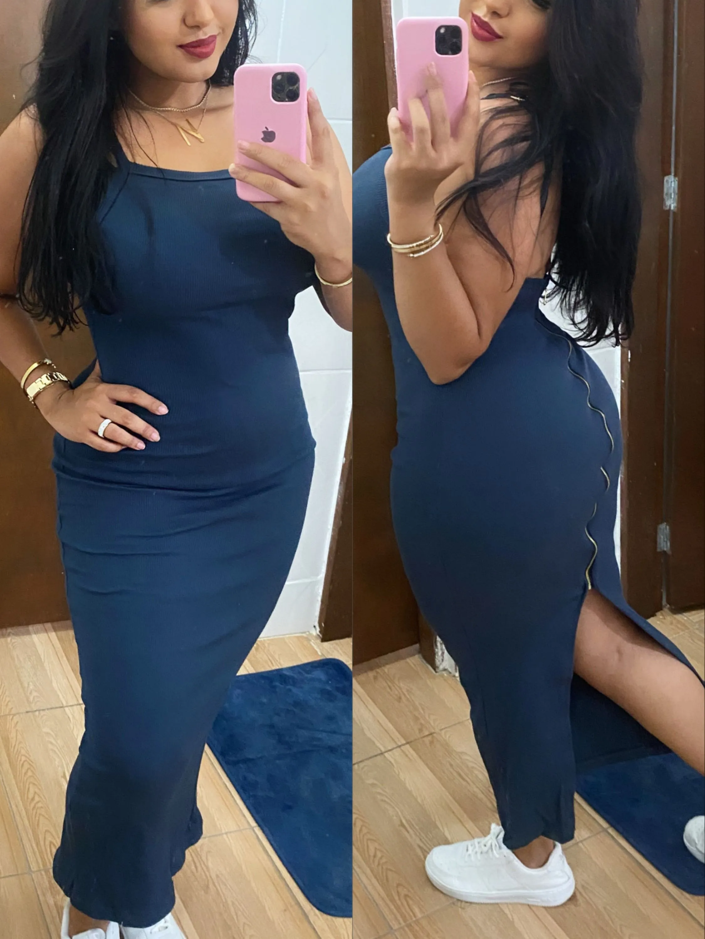Vestido longo Ribana
