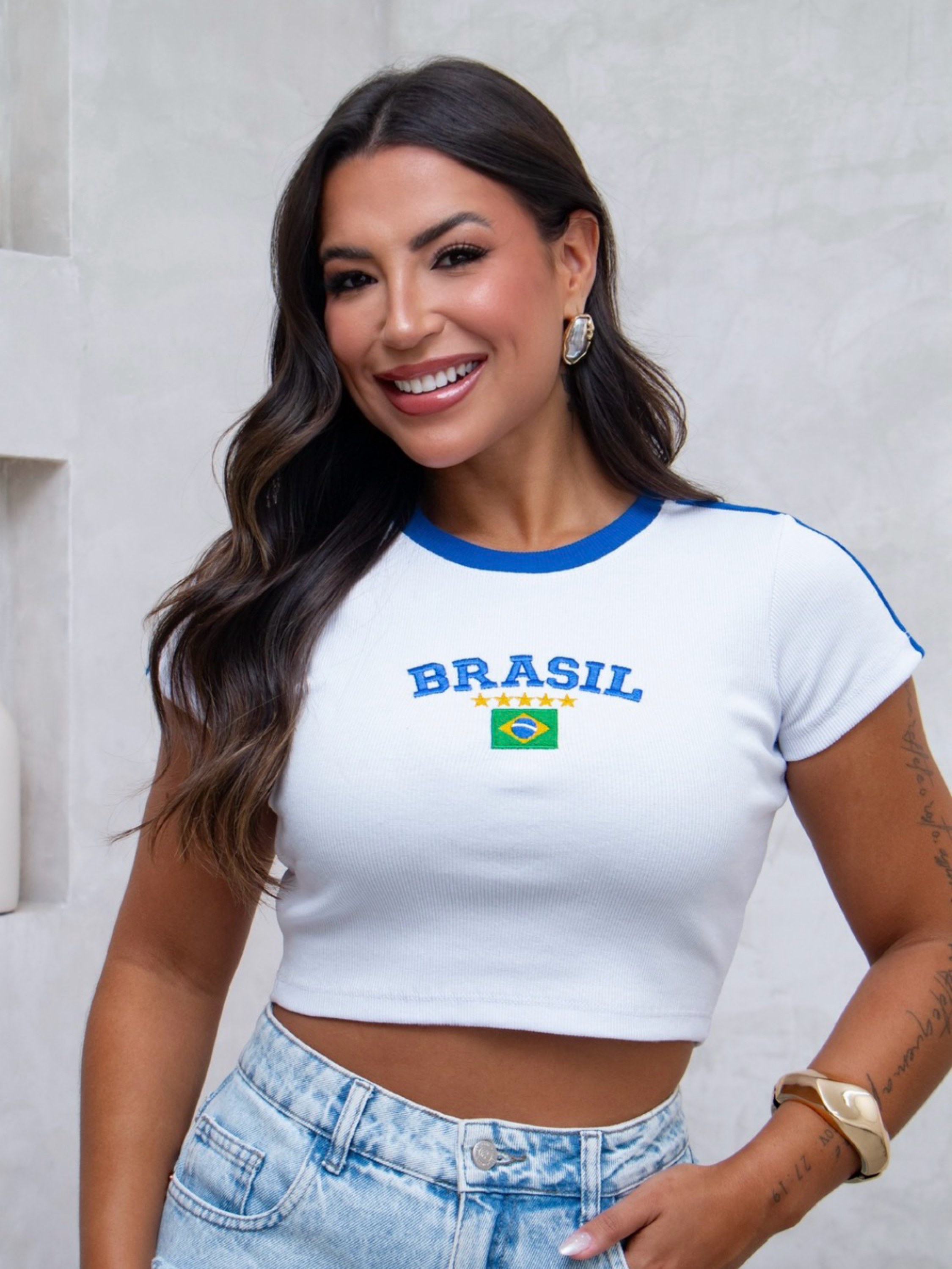 Cropped Brasil vibe
