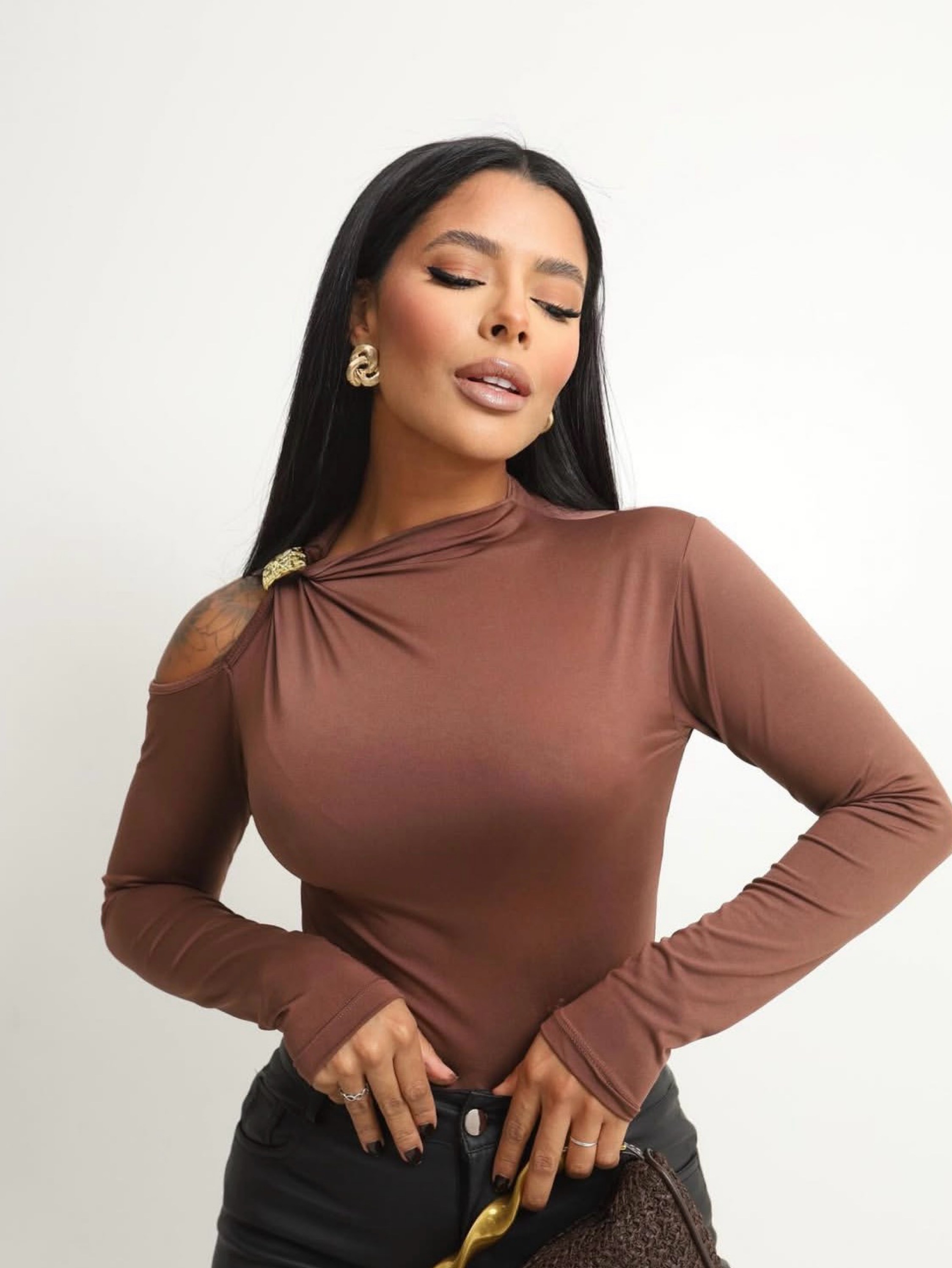 Blusa manga longa zoe