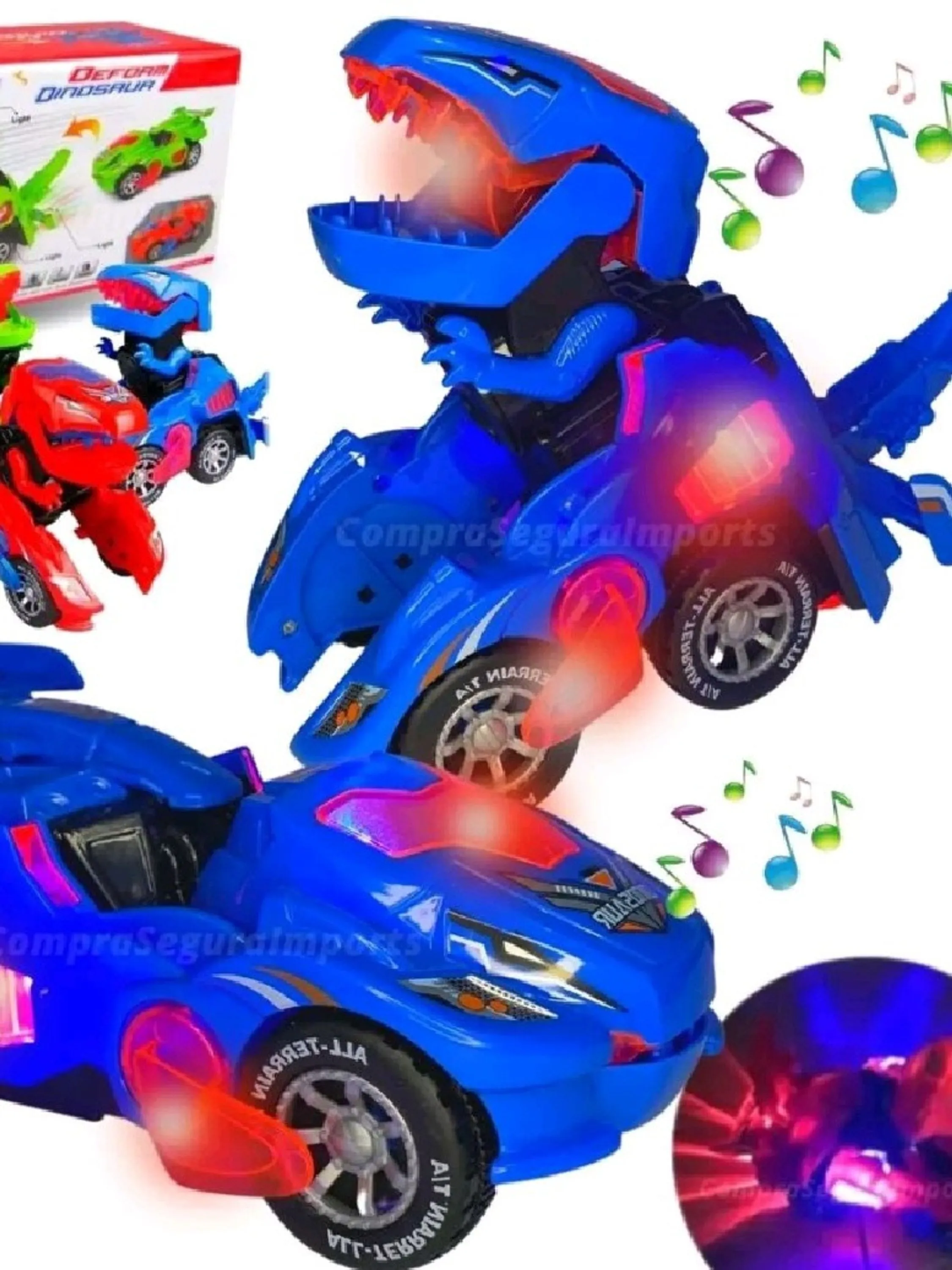 Brinquedos: Deformação de dinossauro, música