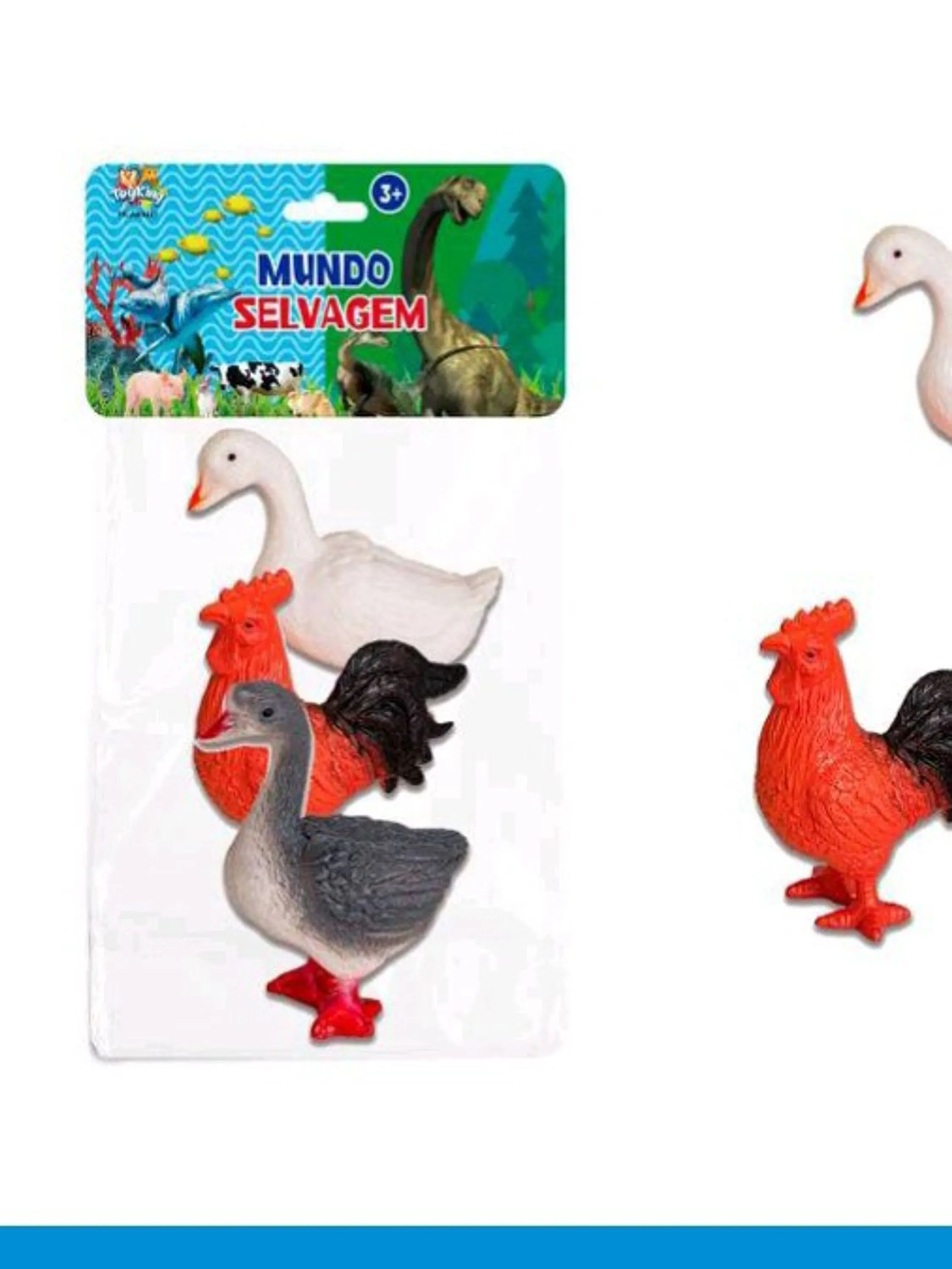 Brinquedos:kit3Conjunto Aves de Fazenda

5447